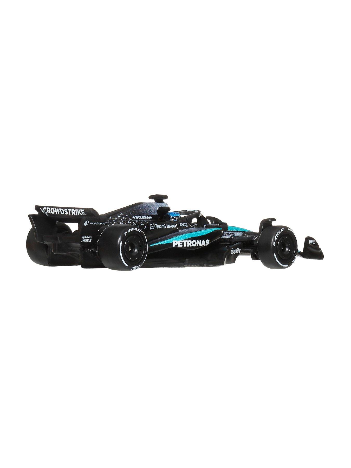 Hot Wheels 1:64 Scale Premium Die-Cast Formula 1 - Mercedes Benz George ...