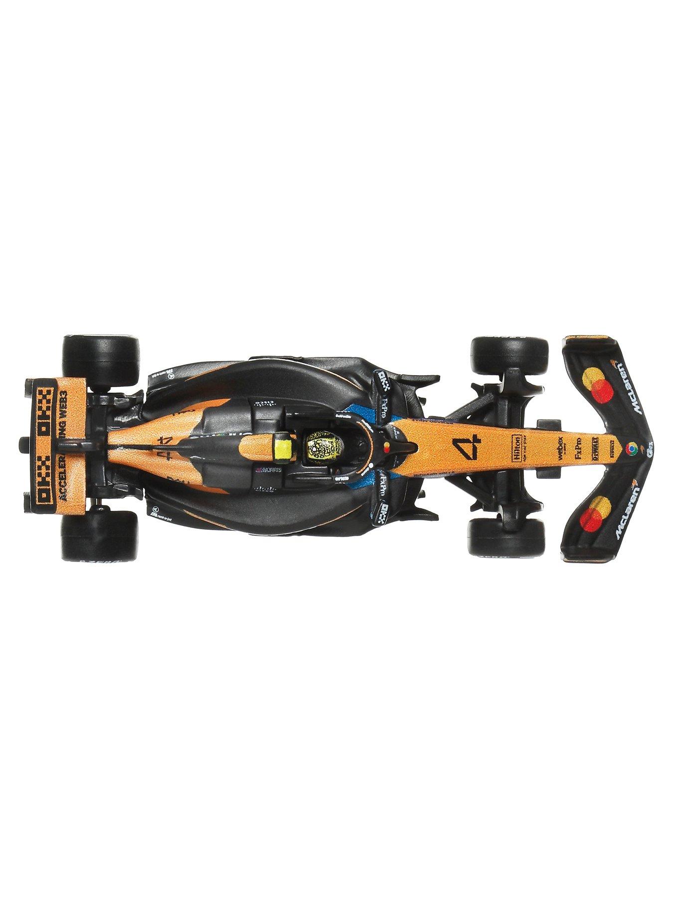 Image 5 of 6 of Hot Wheels 1:64 Scale Premium Die-Cast Formula 1 - McLaren Lando Norris #4 Collectible Toy Race Car
