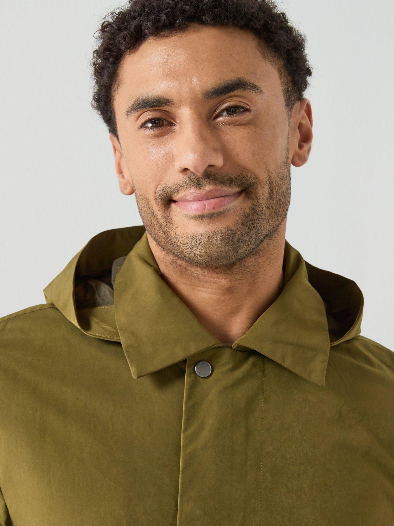 Image 4 of 6 of Mango Gale Trenchcoat - Green