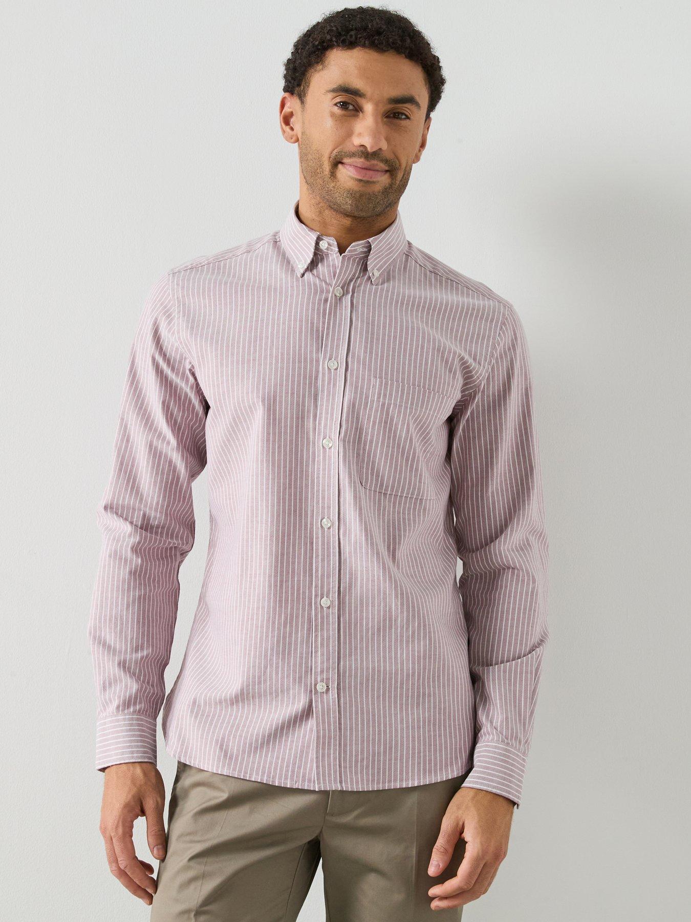 Mango Striped Shirt - Pink