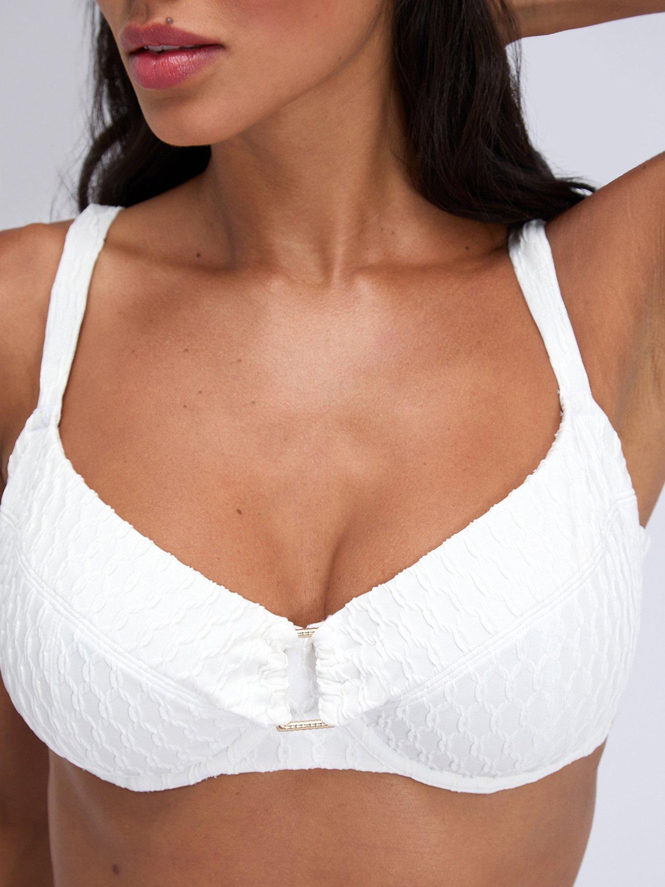  image of boux-avenue-riad-texture-balconette-bikini-ecru