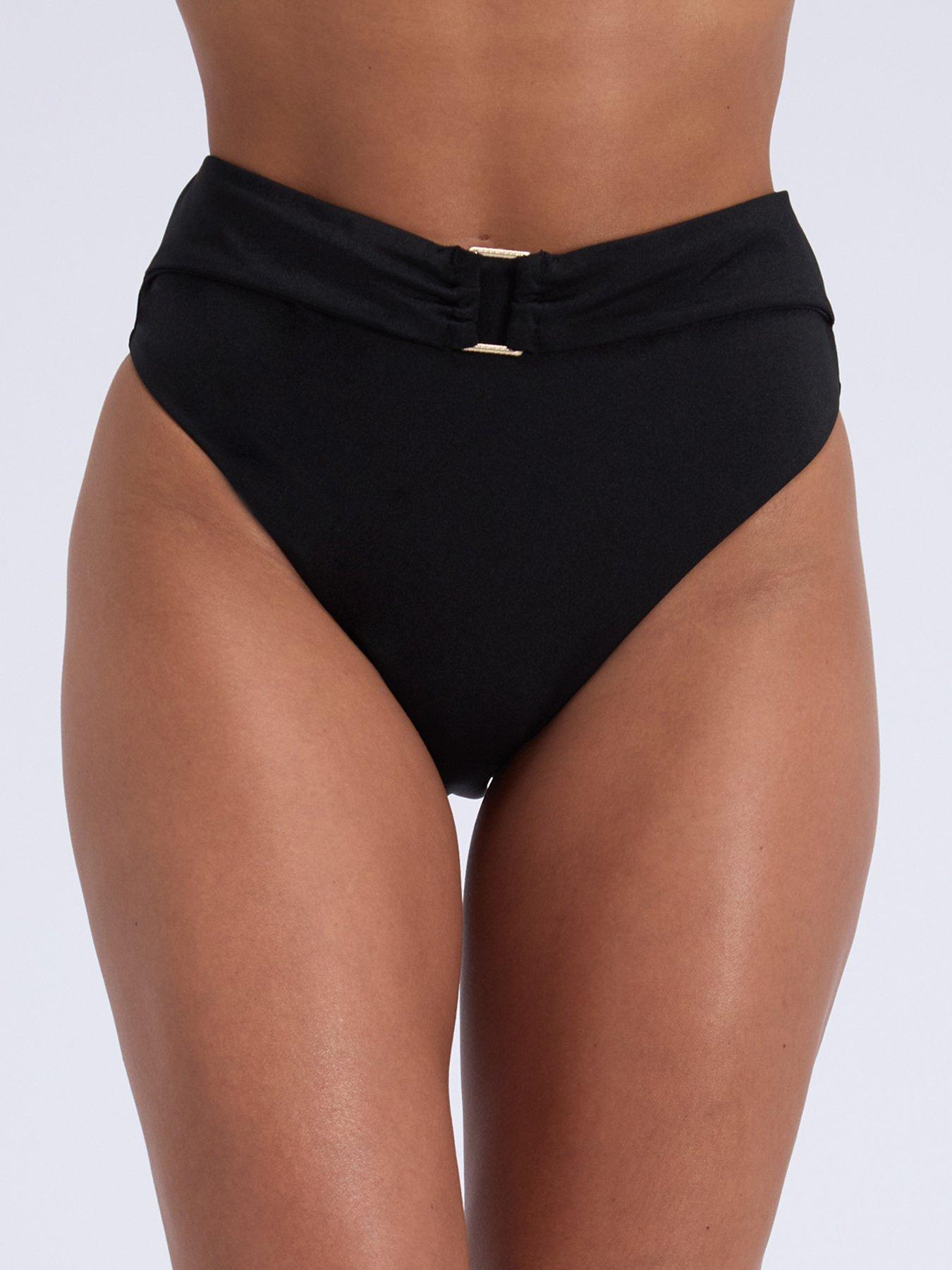 Image 1 of 5 of Boux Avenue Riad High Waist Brief - Black