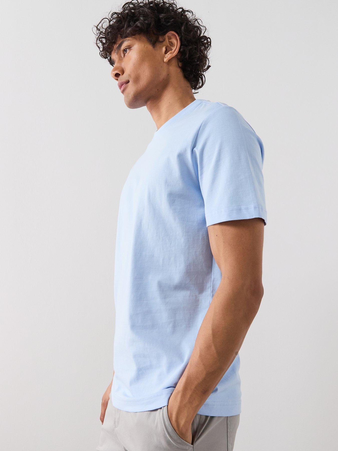  image of mango-cherlo-t-shirt-blue