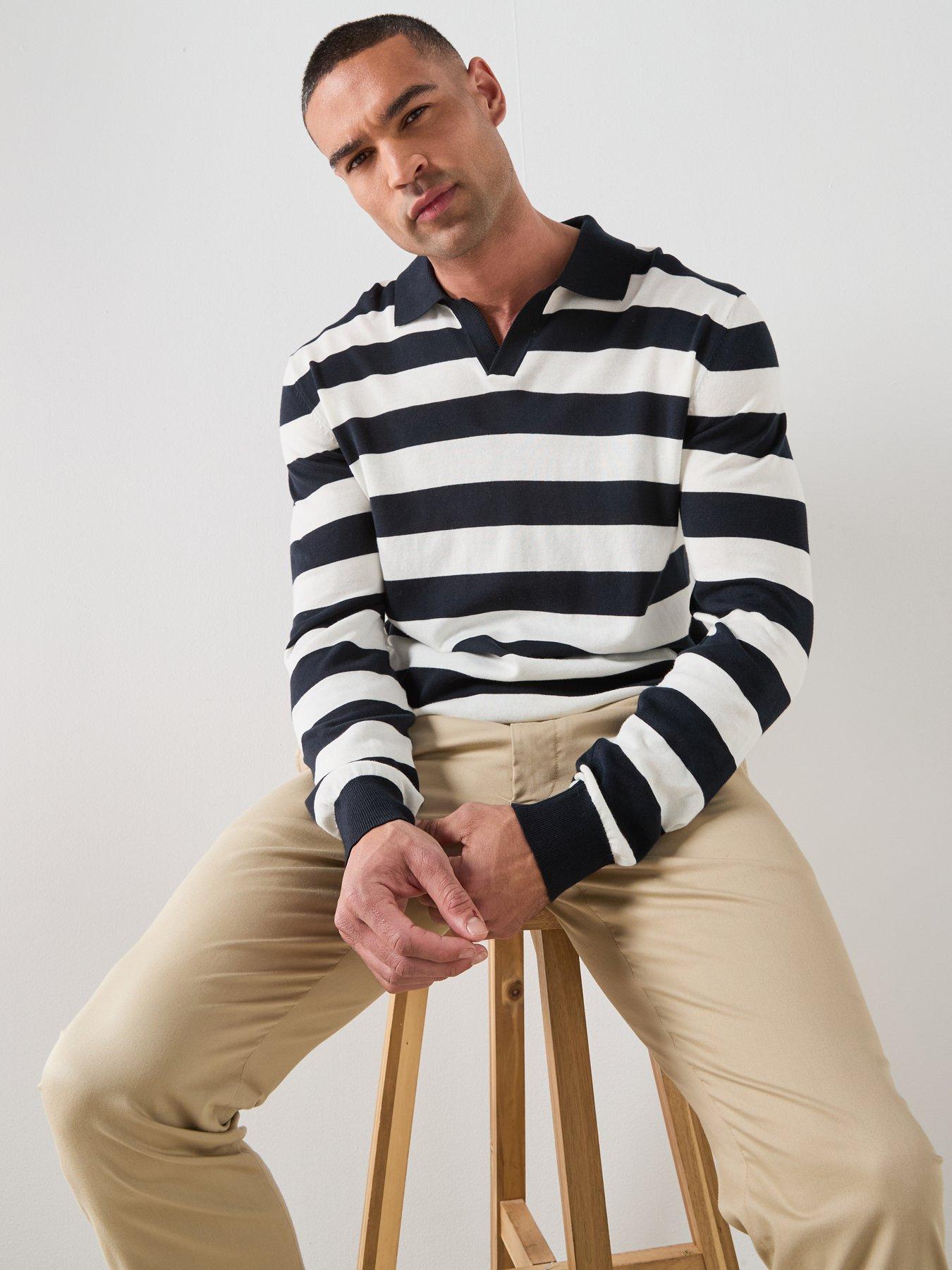 Image 6 of 6 of Mango Claude Long Sleeve Polo Shirt