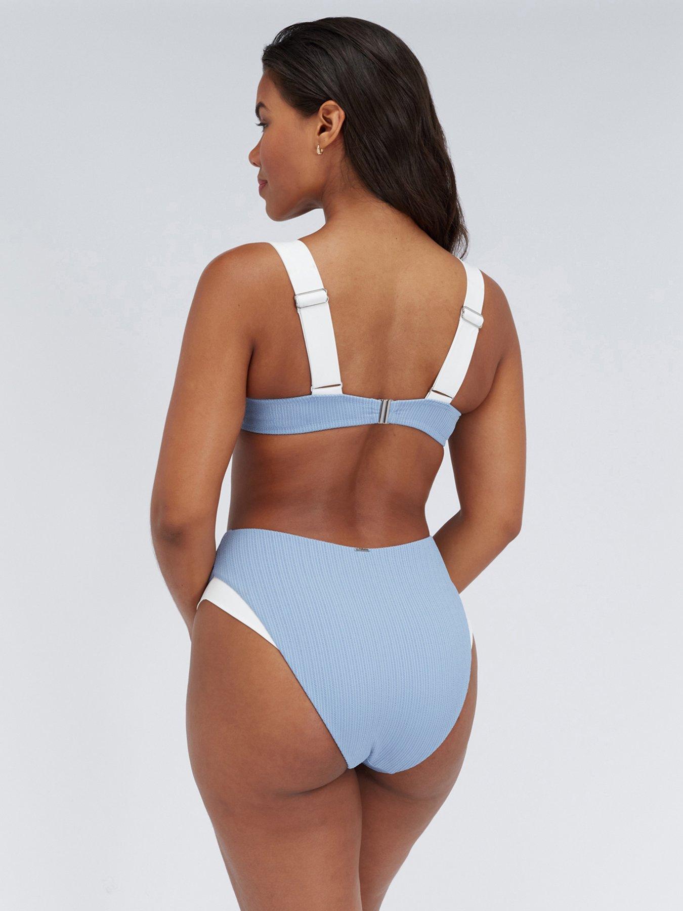 Image 2 of 3 of Boux Avenue Rivoli High Waist Brief - Blue