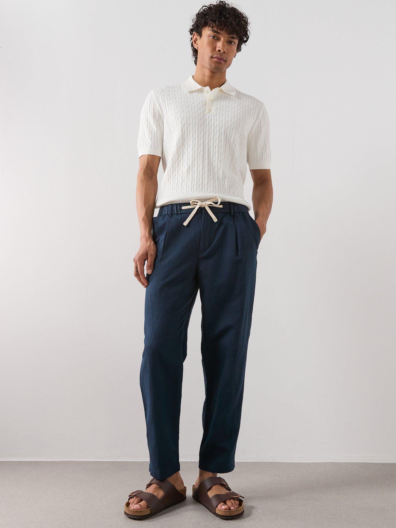  image of mango-romelino-trousers-navy