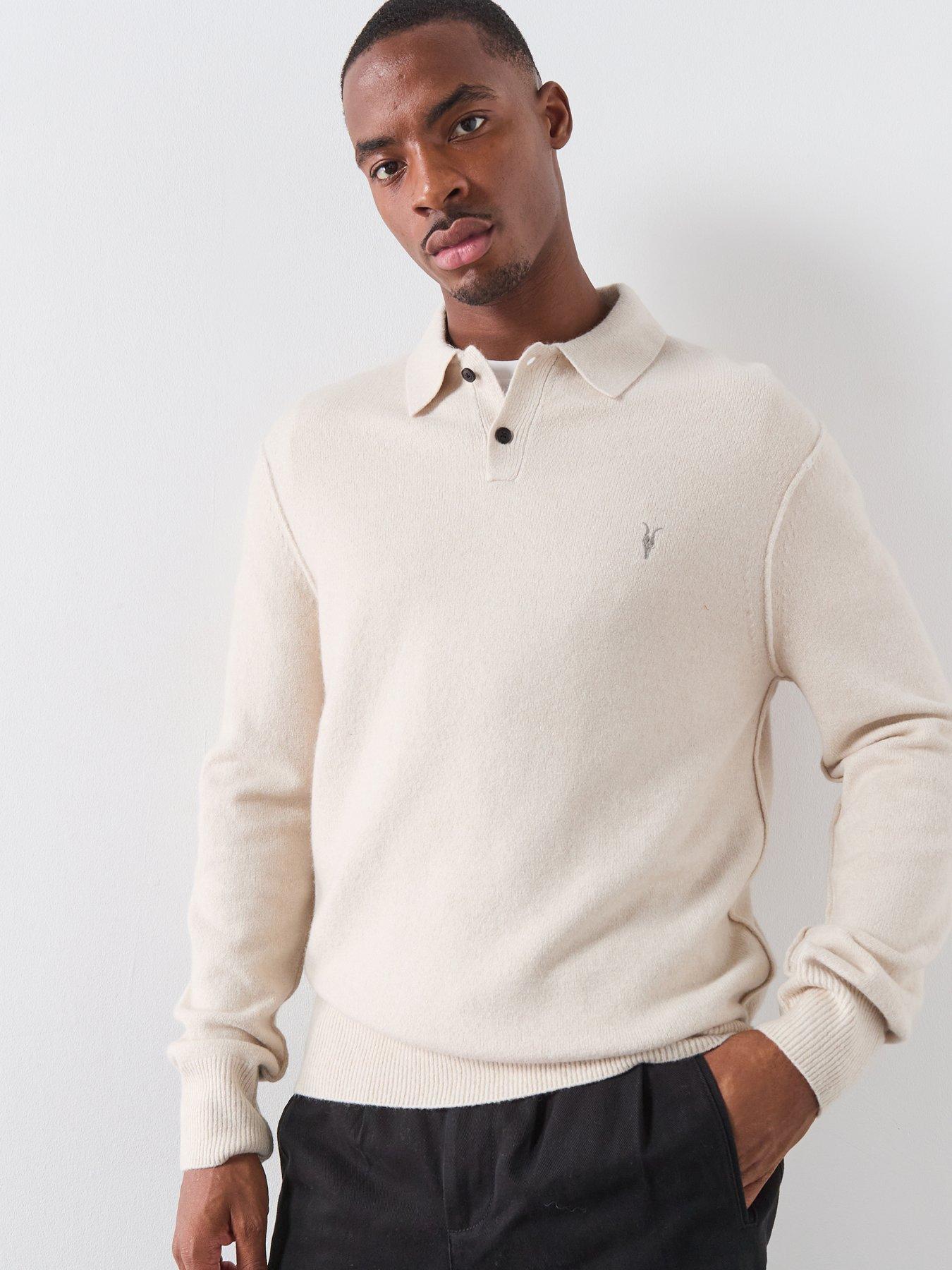 allsaints-statten-long-sleeve-knitted-polo-white