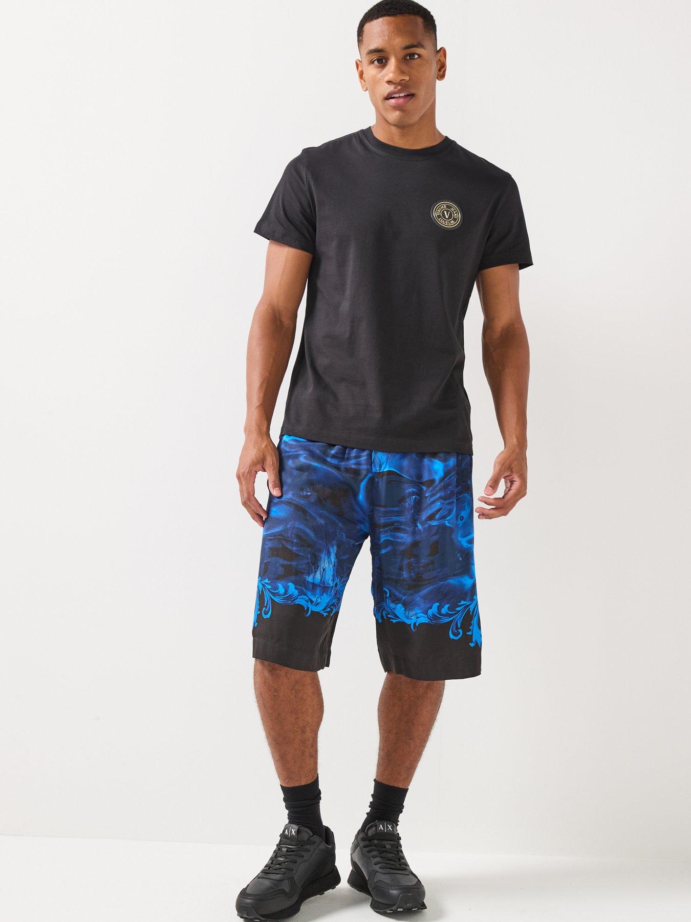 Image 3 of 6 of Versace Jeans Couture Abyss Shorts - Blue