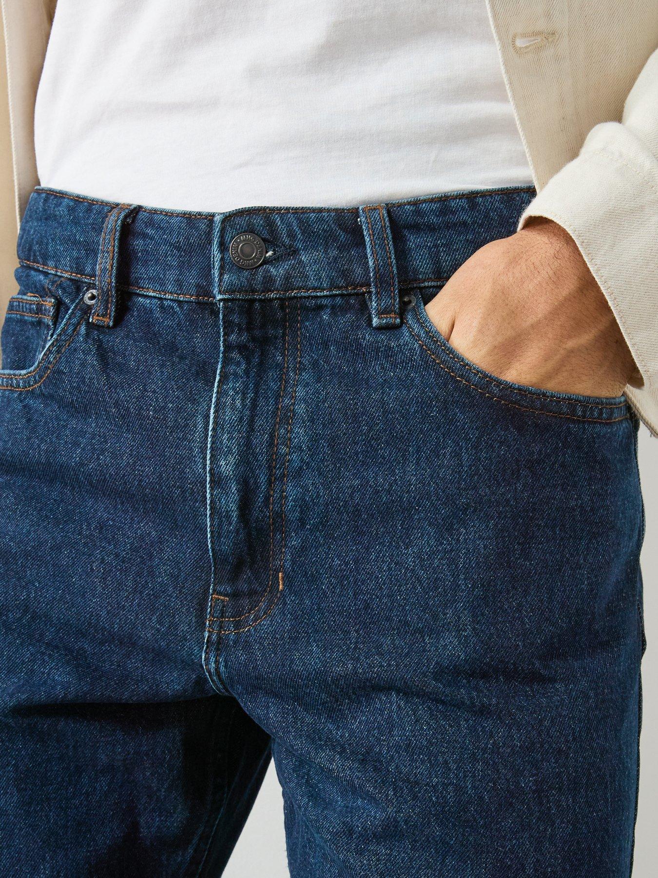 Image 4 of 6 of Mango Bob Straight Fit Jeans - Blue