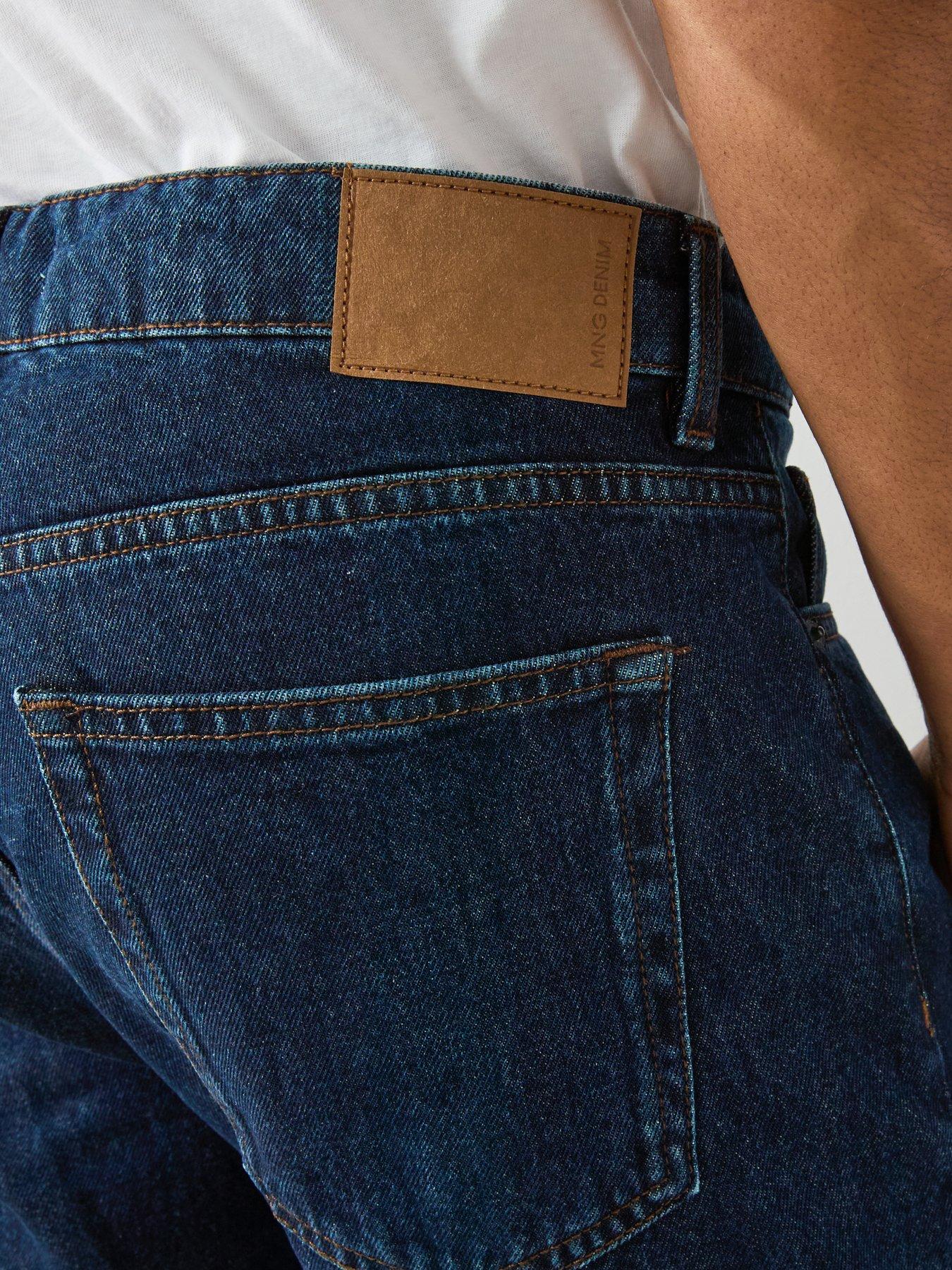 Image 5 of 6 of Mango Bob Straight Fit Jeans - Blue