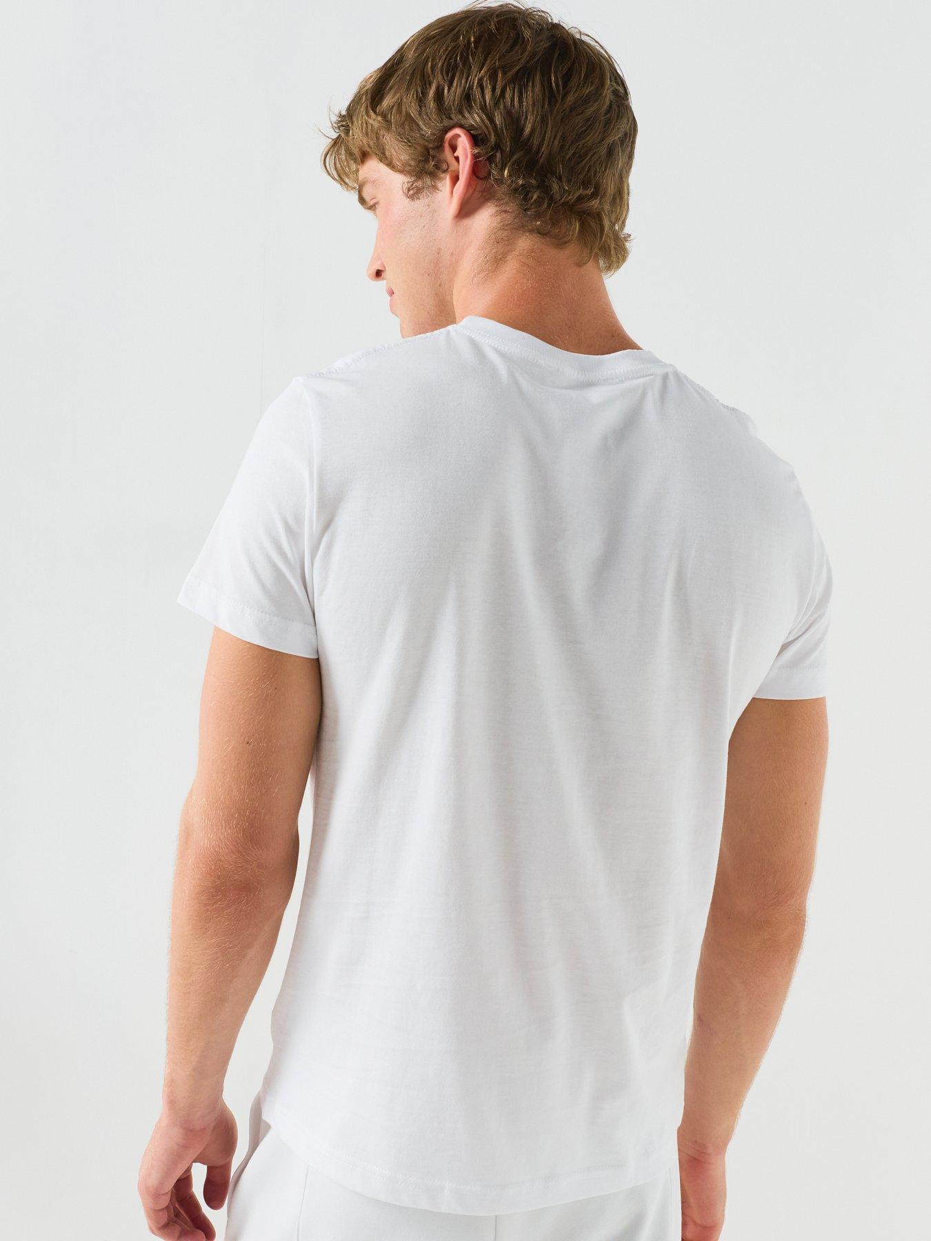 Image 2 of 6 of Versace Jeans Couture Logo T-Shirt - White