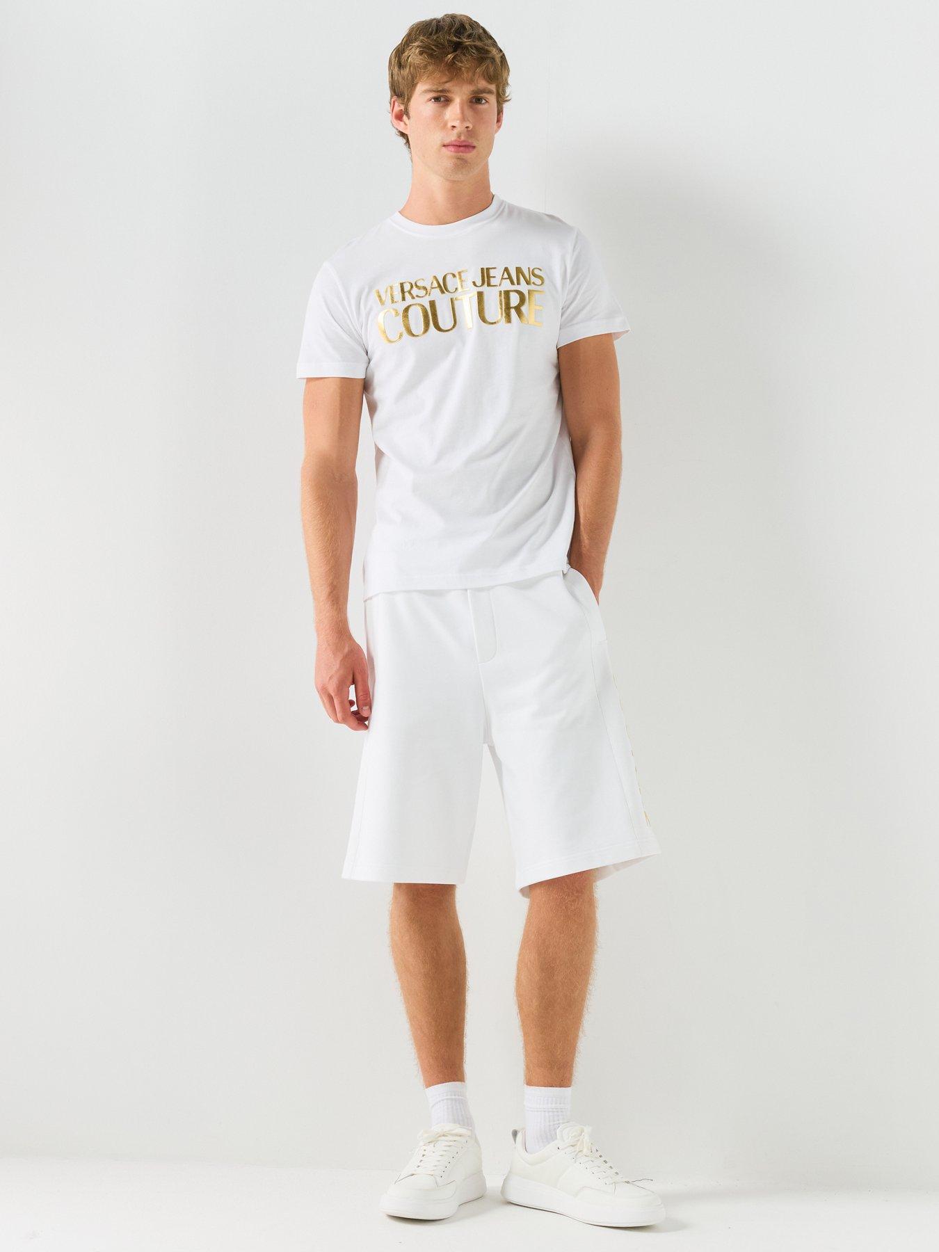 Image 3 of 6 of Versace Jeans Couture Logo T-Shirt - White