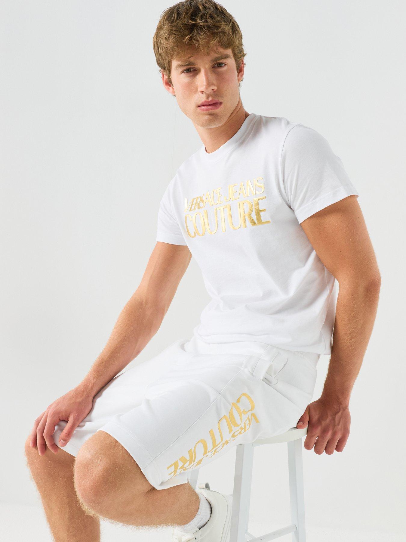 Image 5 of 6 of Versace Jeans Couture Logo T-Shirt - White
