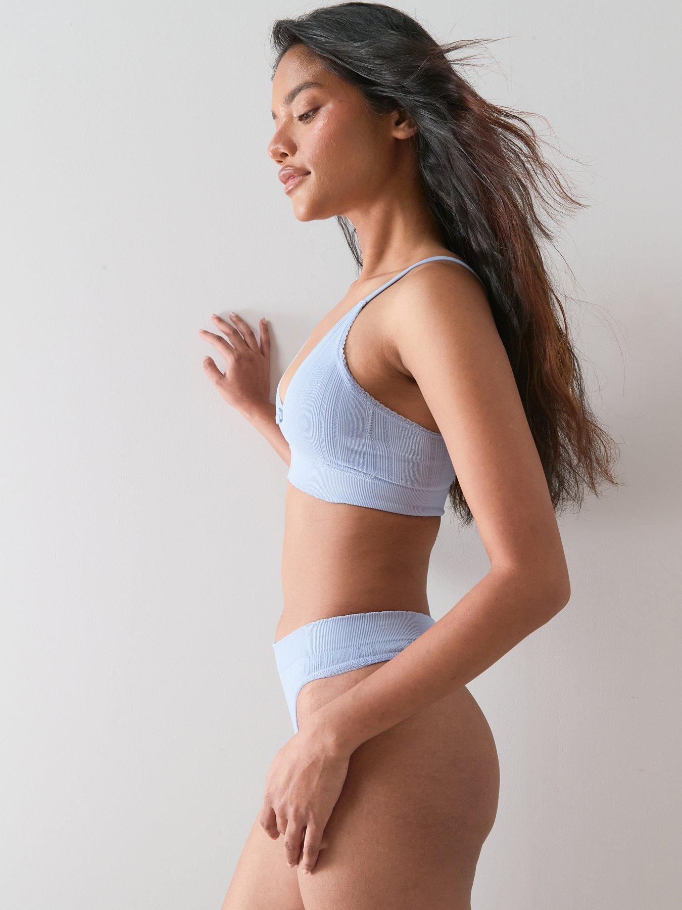Image 6 of 7 of The Very Collection 2 Pack Pointelle Seamless Thongs - Multi