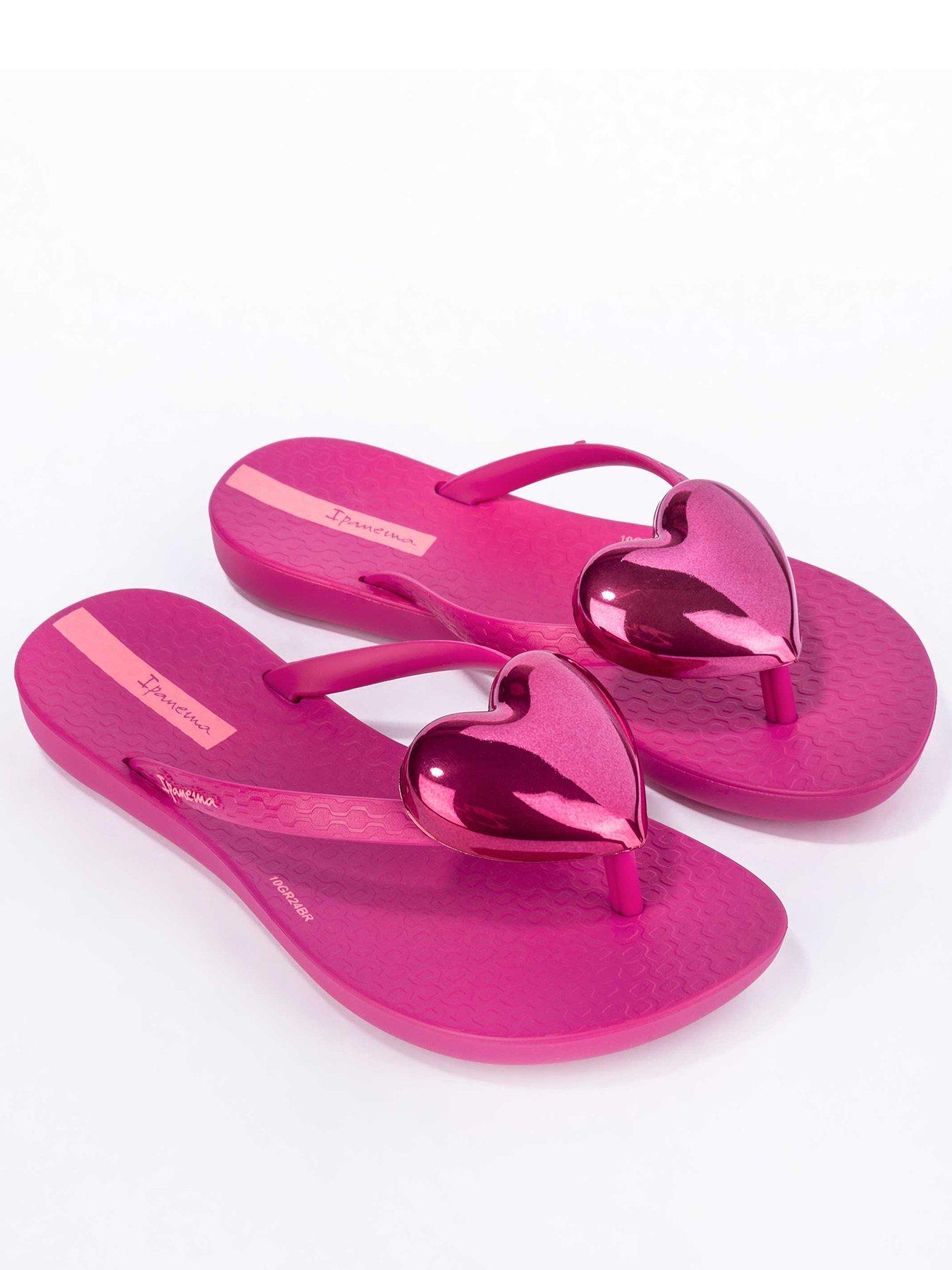 ipanema-maxi-fashion-kids-heart-flip-flops-pink