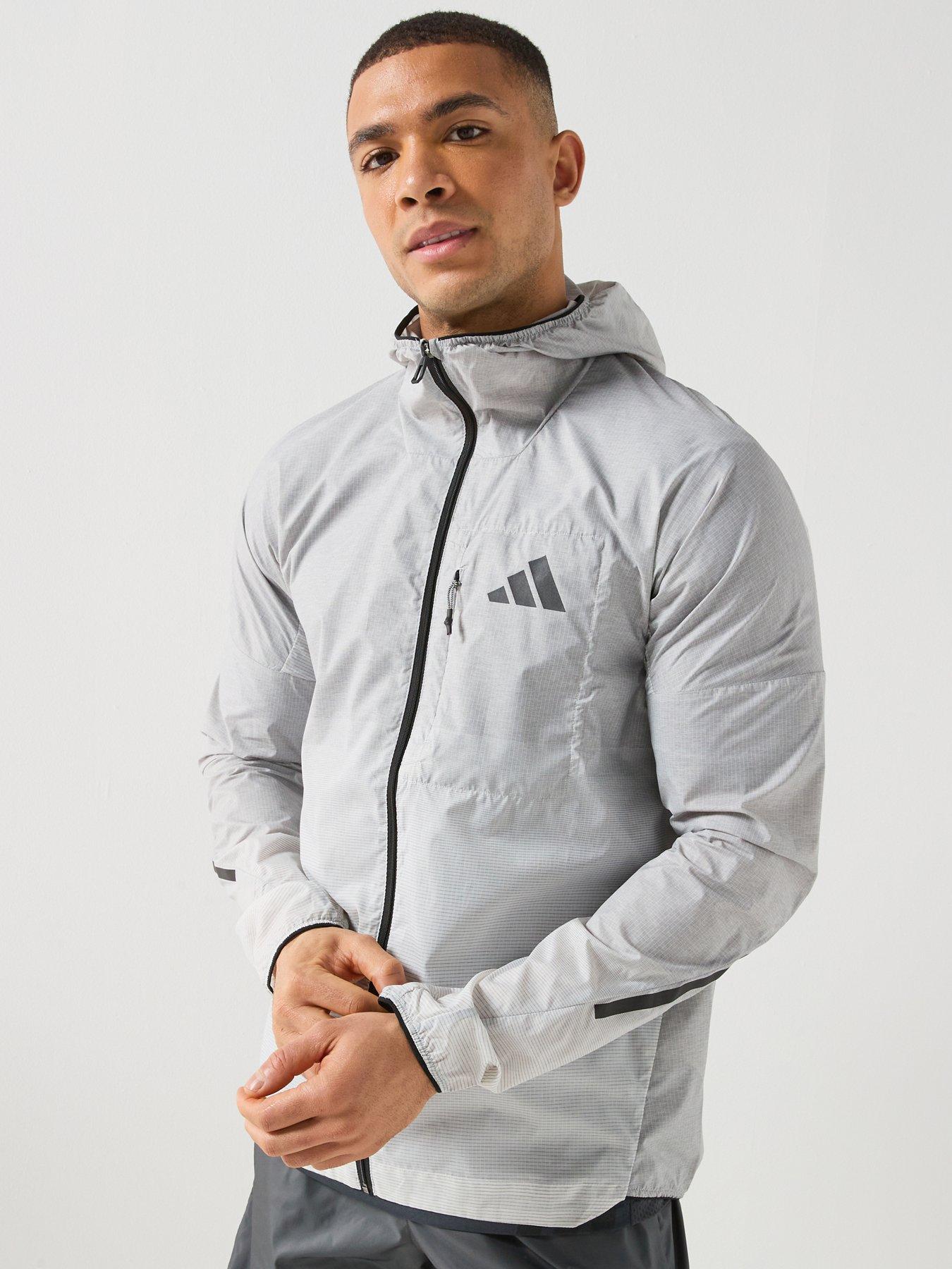adidas Terrex Mens Trail Running Xpr Light Windbreaker - Grey