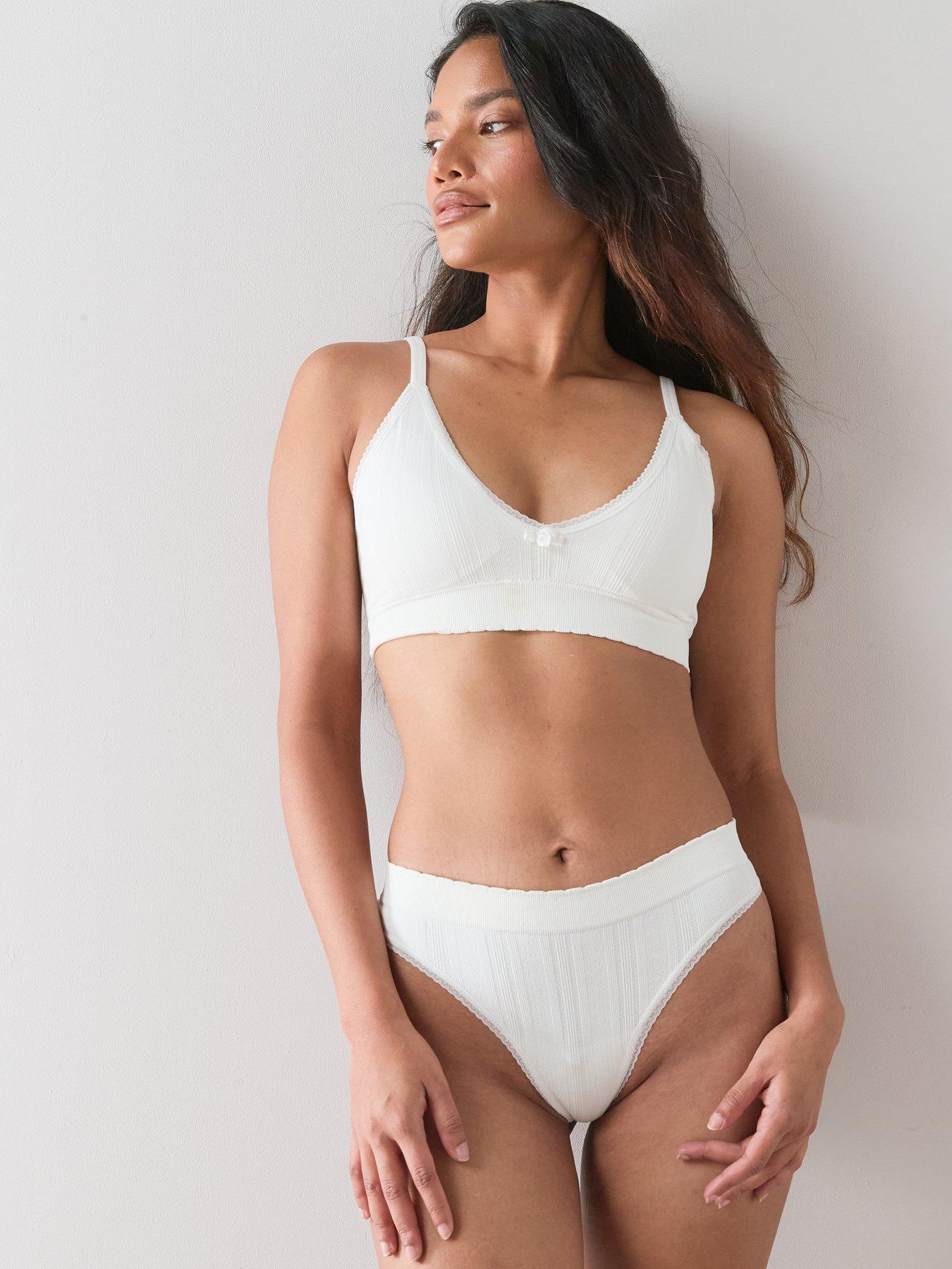 Image 7 of 7 of The Very Collection 2 Pack Pointelle Seamless Bralette - Multi