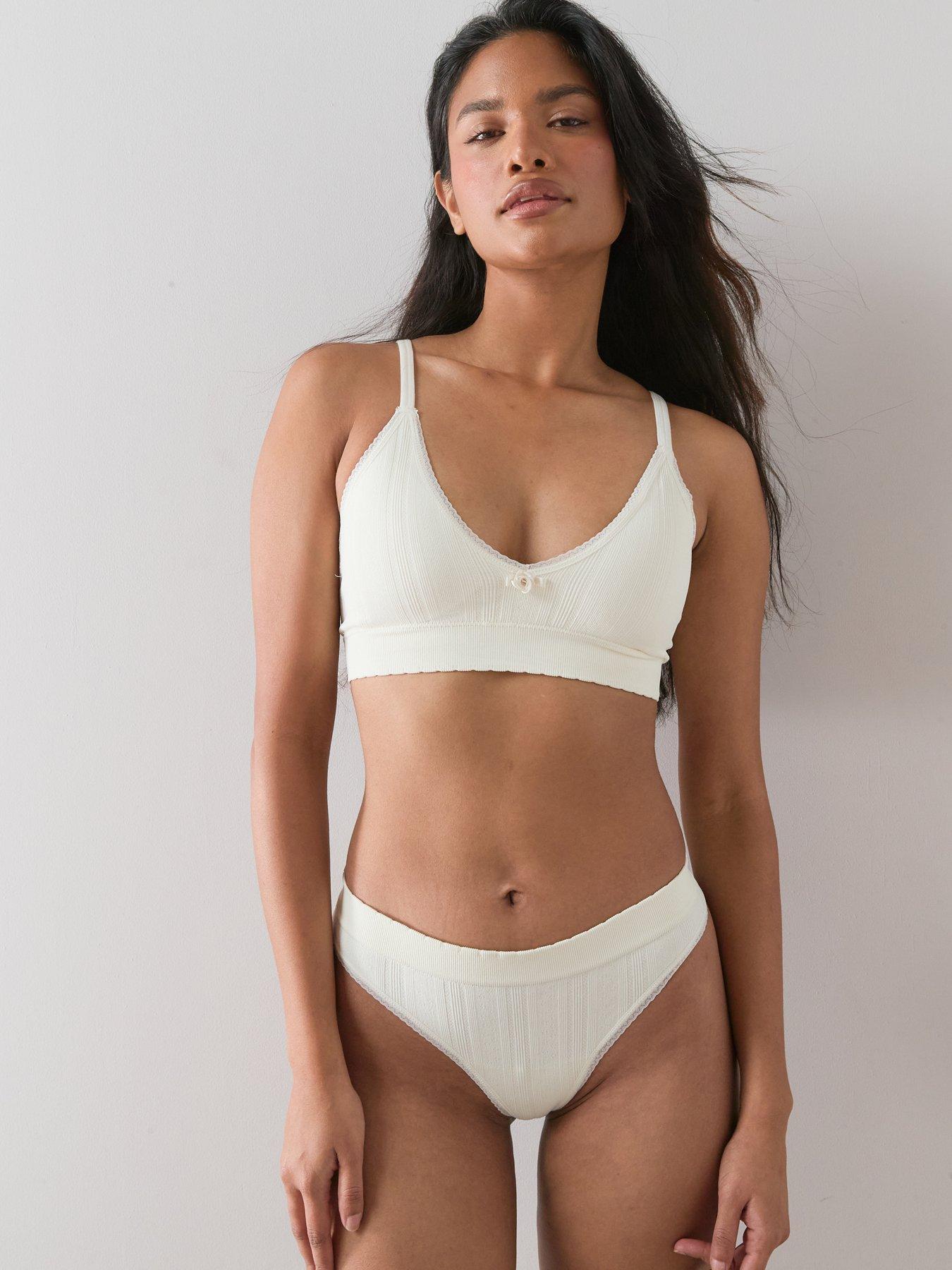 Image 7 of 7 of The Very Collection 2 Pack Pointelle Seamless Thongs - Multi