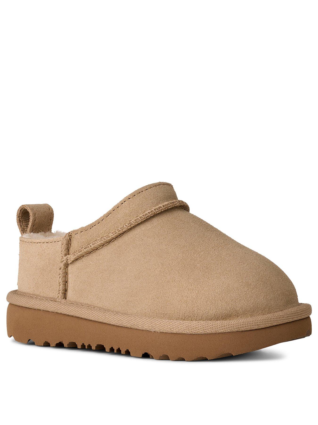 stillFront image of ugg-toddler-classic-micro-boot-sand