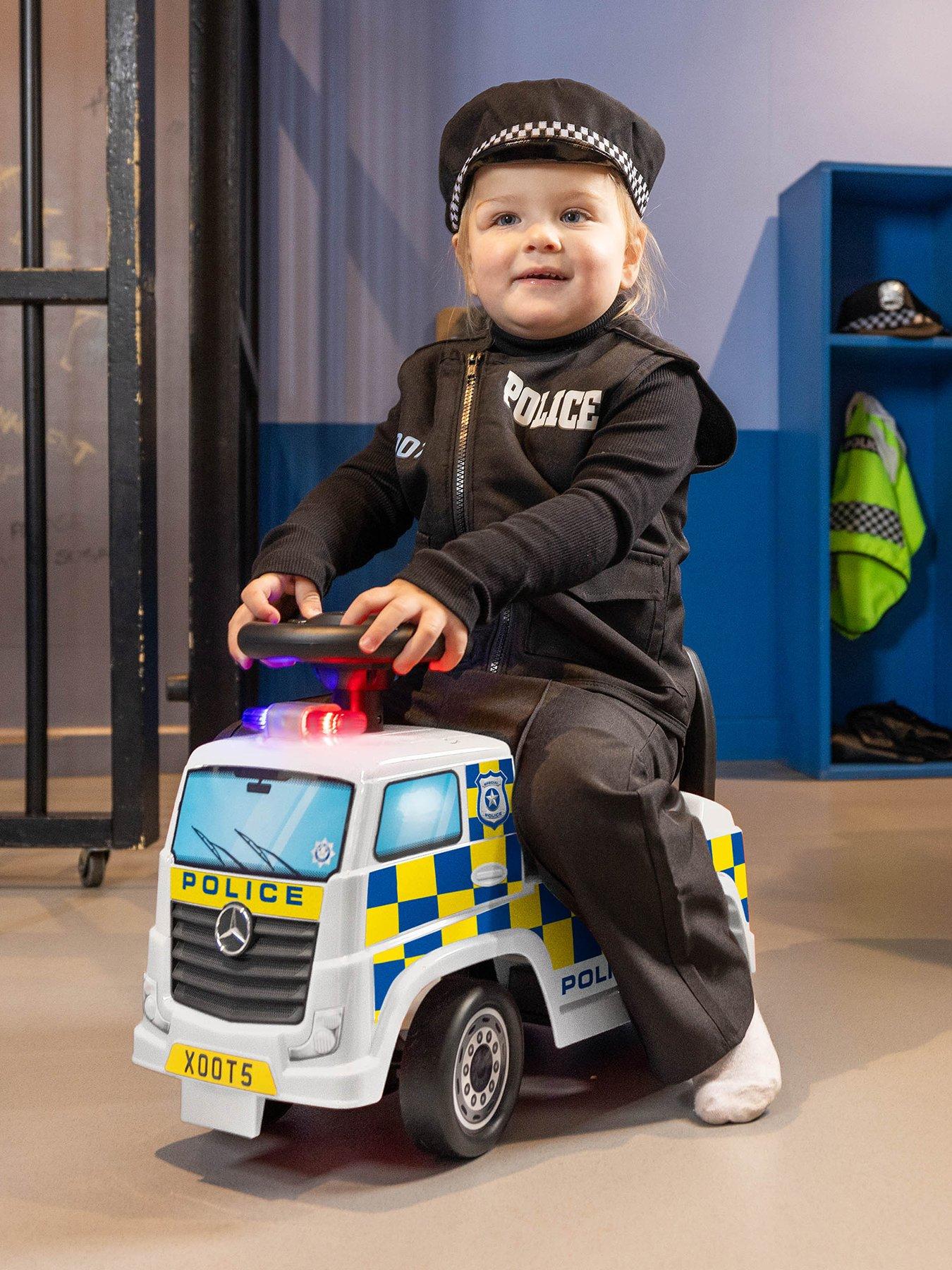 Image 1 of 7 of XOOTZ Mercedes-Benz Police Foot to Floor Ride On - White