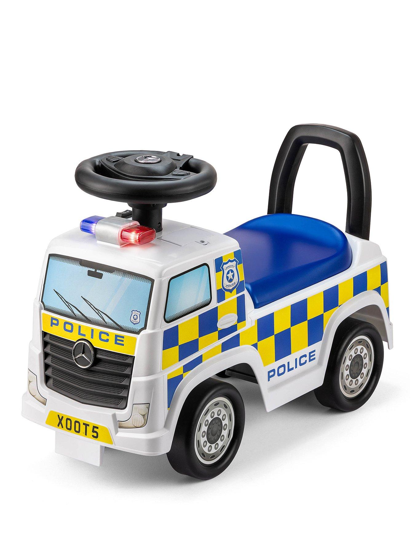 Image 2 of 7 of XOOTZ Mercedes-Benz Police Foot to Floor Ride On - White