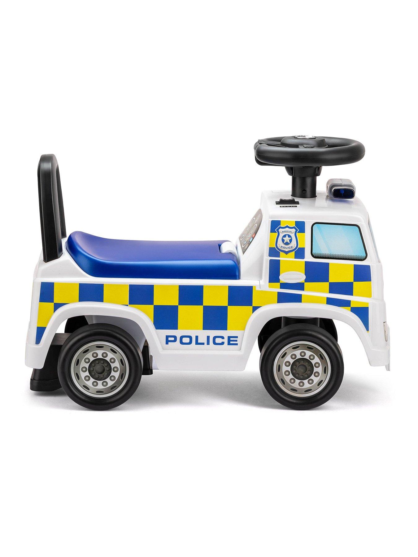 Image 7 of 7 of XOOTZ Mercedes-Benz Police Foot to Floor Ride On - White