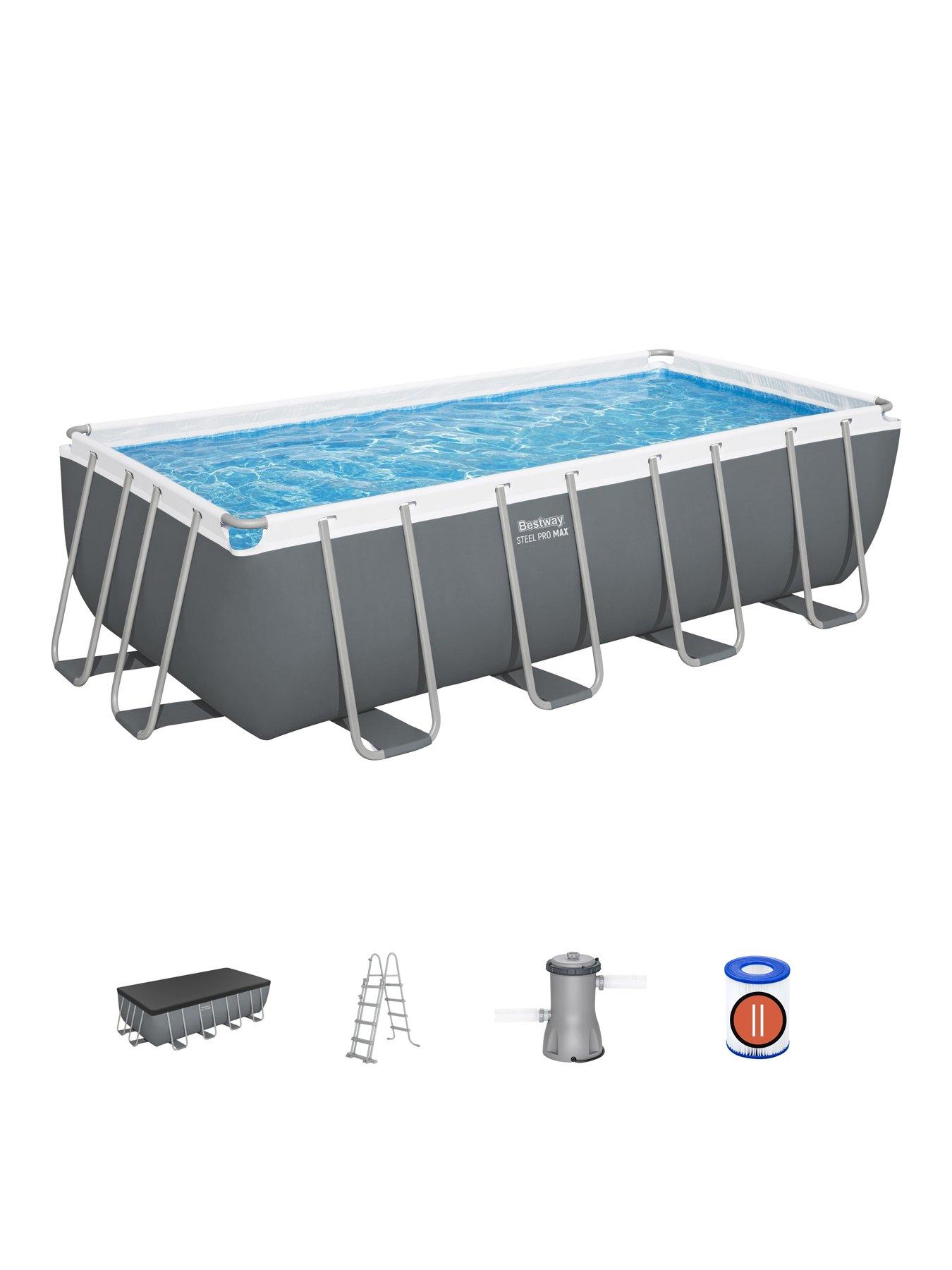 Image 6 of 6 of Bestway Steel Pro MAX 16' x 8' x 48" Rectangular Pool Set