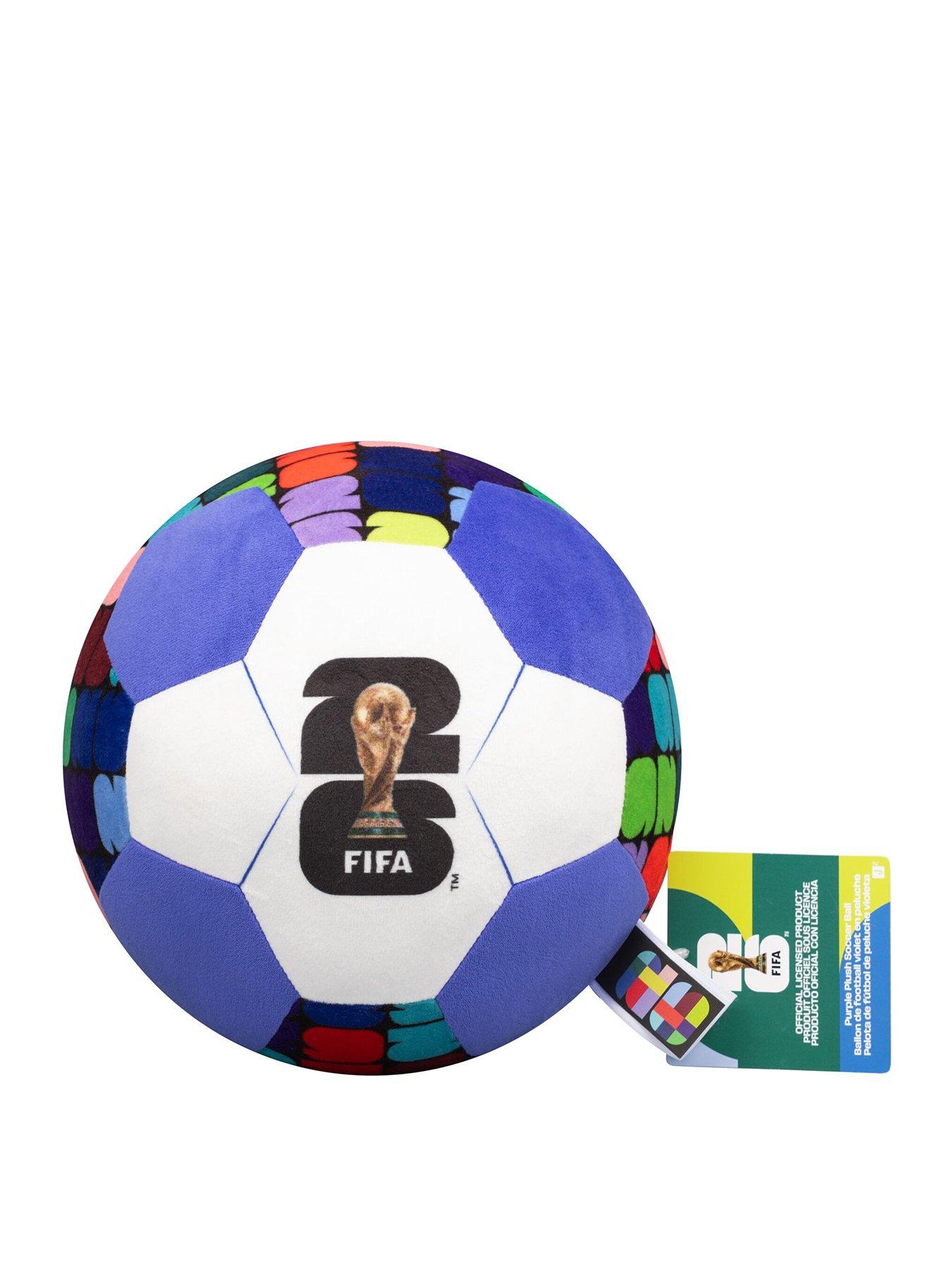 FIFA 9-Inch Purple Plush Football - Soft, Collectible World Cup Plush Toy - Official  Pattern - Ages 3+