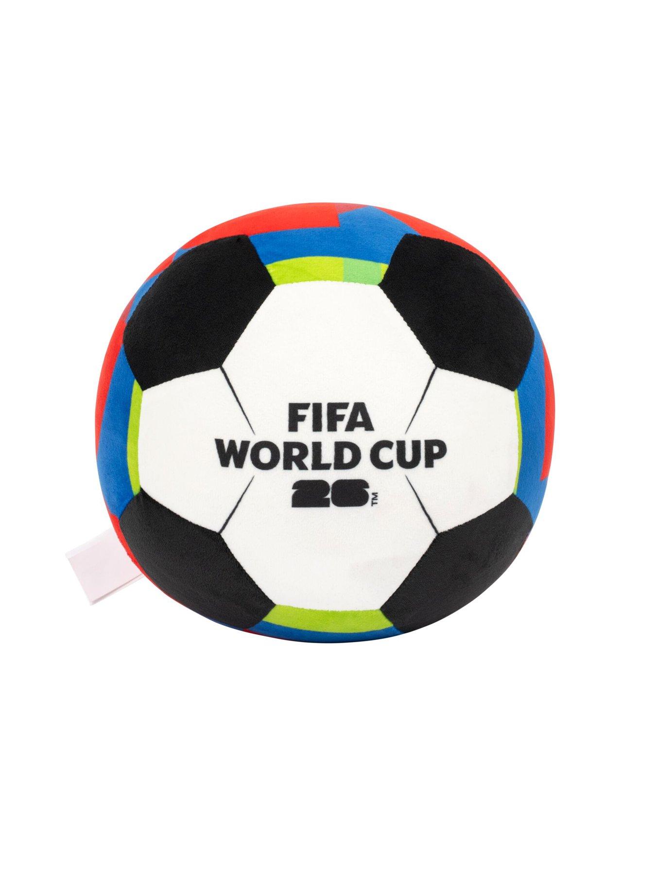 Image 5 of 6 of FIFA 9-Inch Red Plush Football - Soft, Collectible World Cup Plush Toy - Official  Pattern - Ages 3+