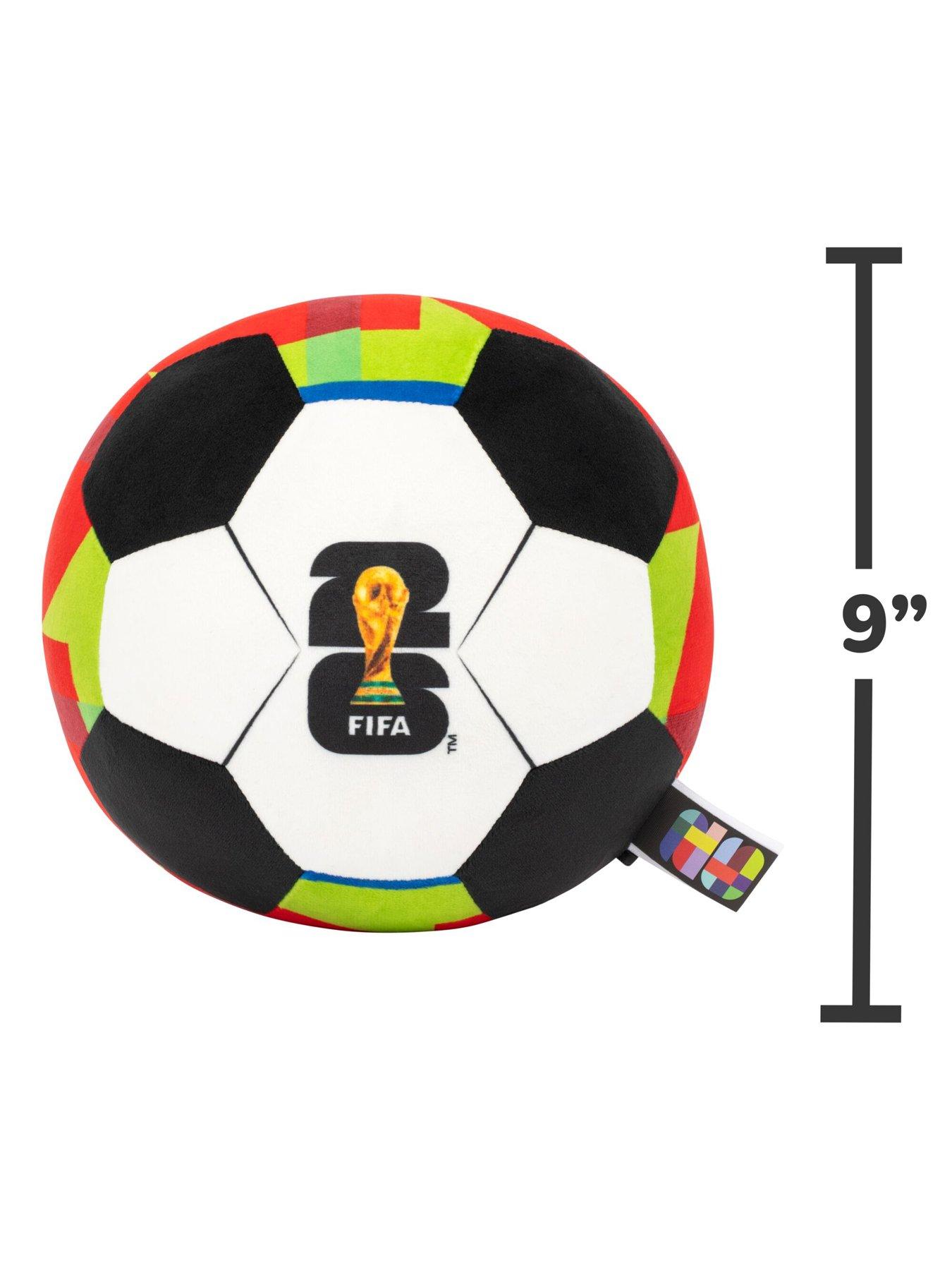 Image 6 of 6 of FIFA 9-Inch Red Plush Football - Soft, Collectible World Cup Plush Toy - Official  Pattern - Ages 3+