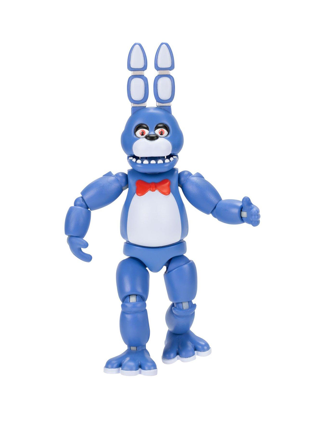 Five Nights at Freddy's Classic Bonnie - 5-Inch Articulated Figure with Jumpscare Feature and Glow-In-The-Dark Eyes
