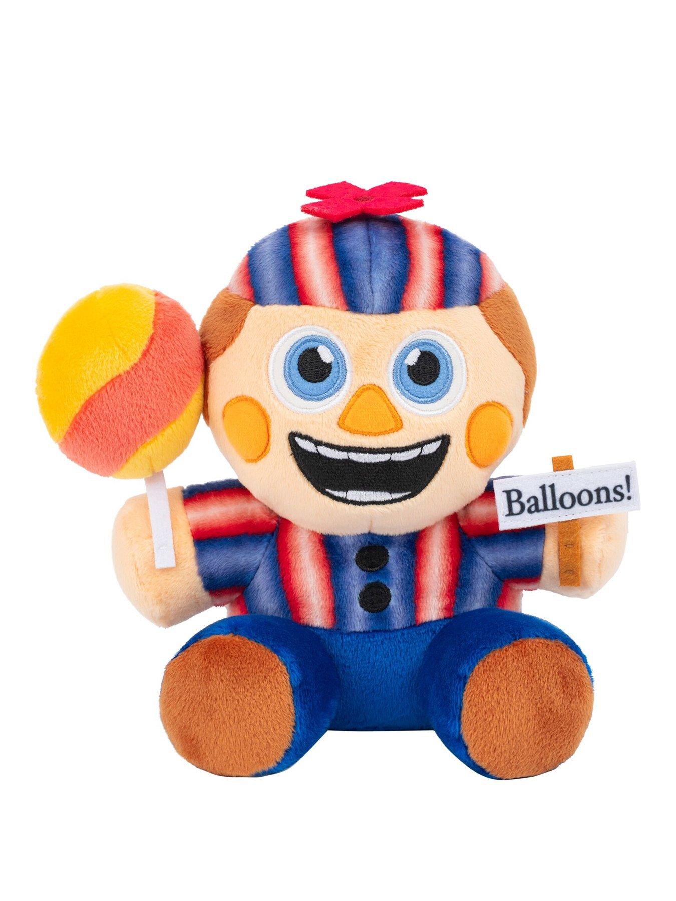 Image 1 of 5 of Five Nights at Freddy's Balloon Boy Plush - 8-Inch Stuffie with Soft Material and Glow-In-The-Dark Eyes