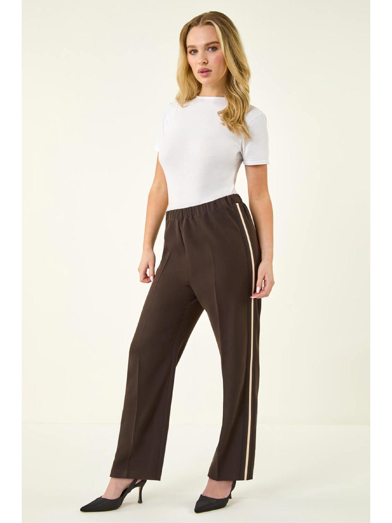  image of roman-petite-side-stripe-trouser