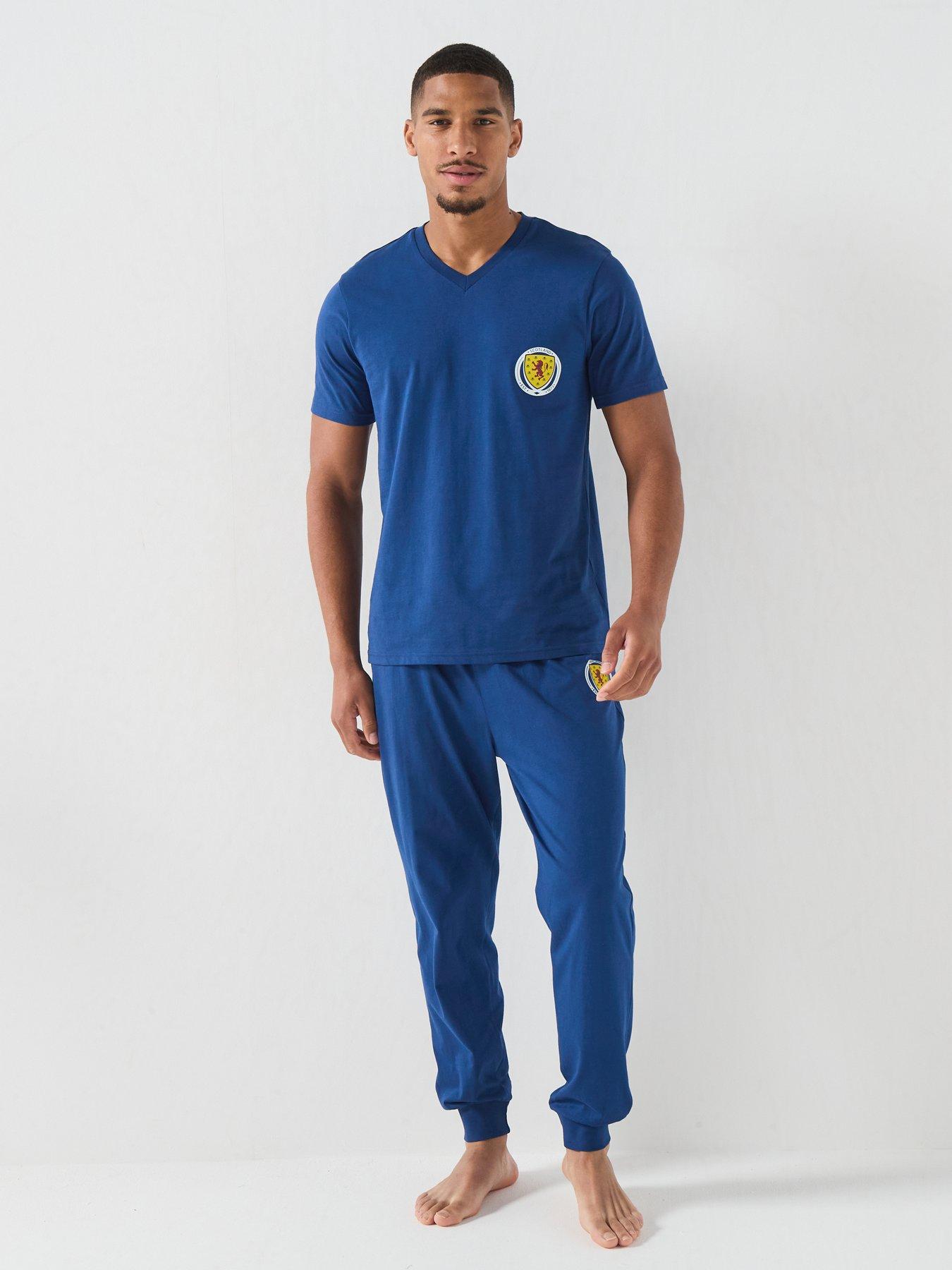 Image 3 of 4 of The Very Collection Scotland Fc Short Sleeve Pyjamas - Blue