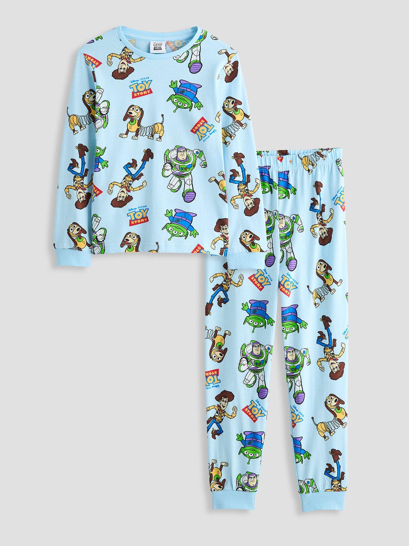 Image 1 of 6 of The Very Collection Toy Story All Over Print Pyjamas - Blue