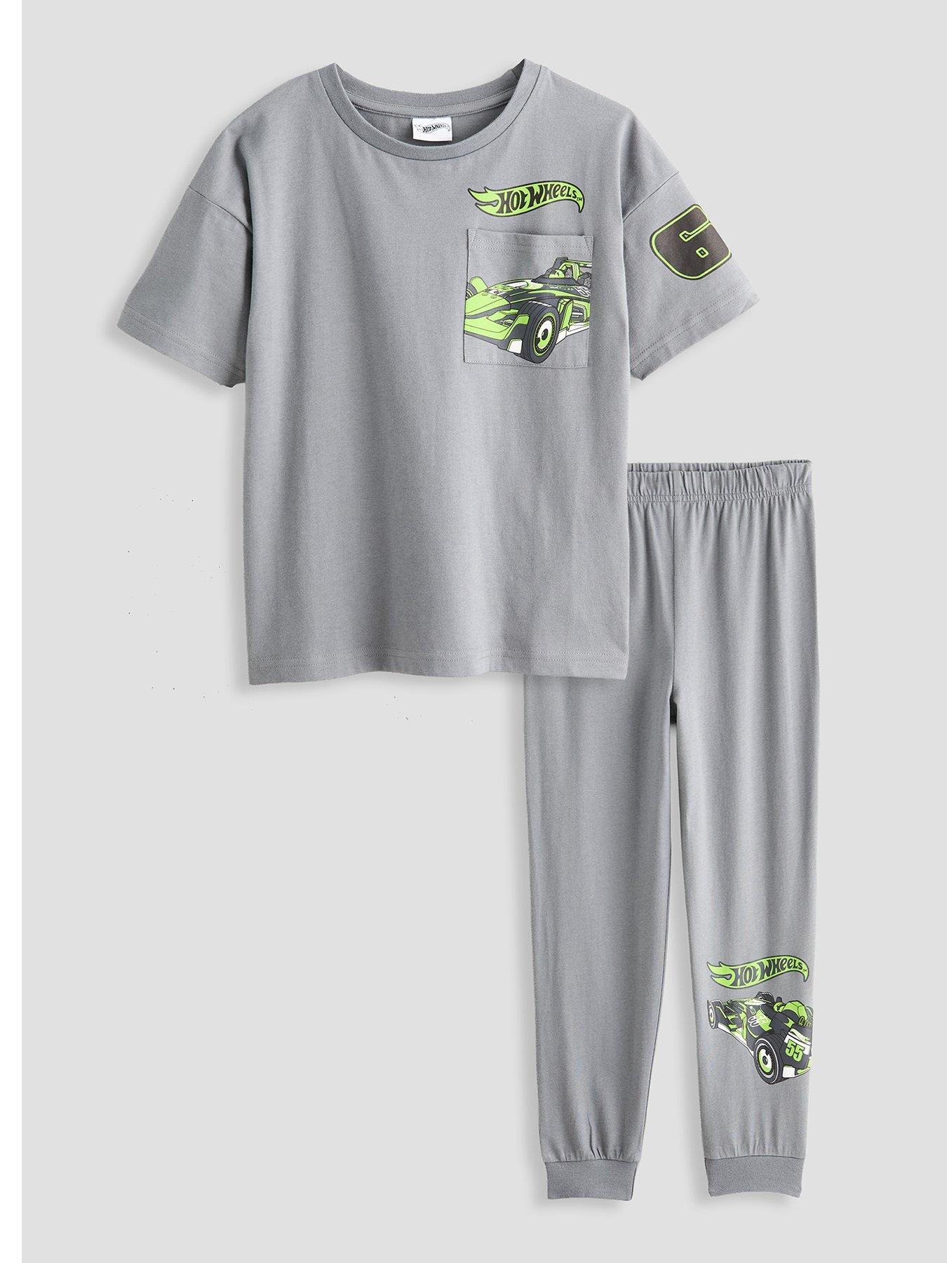 The Very Collection Hot Wheels Back Print Short Sleeve Pyjama Set