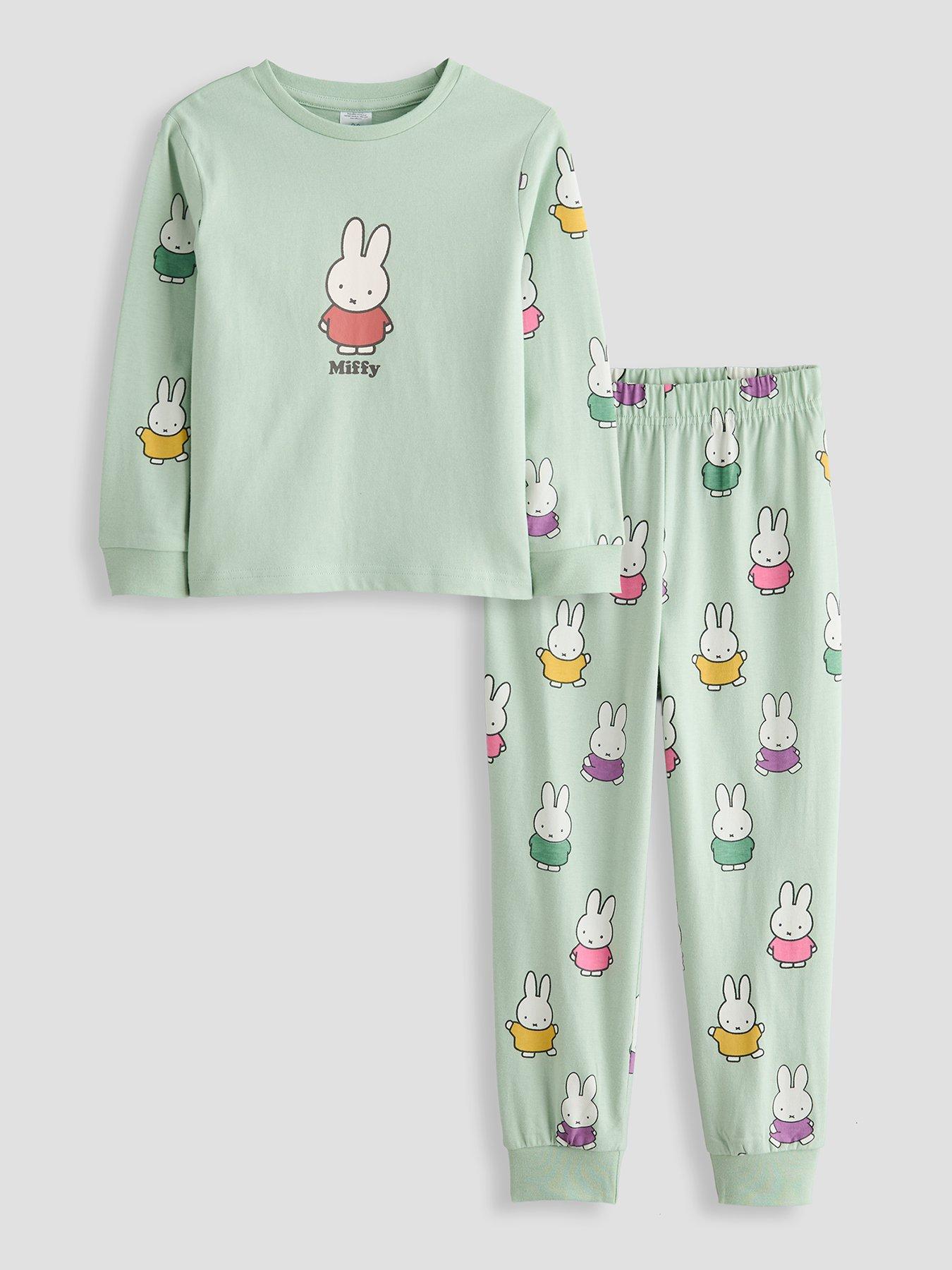 Miffy All Over Print Long Sleeve Pyjama Set - Green