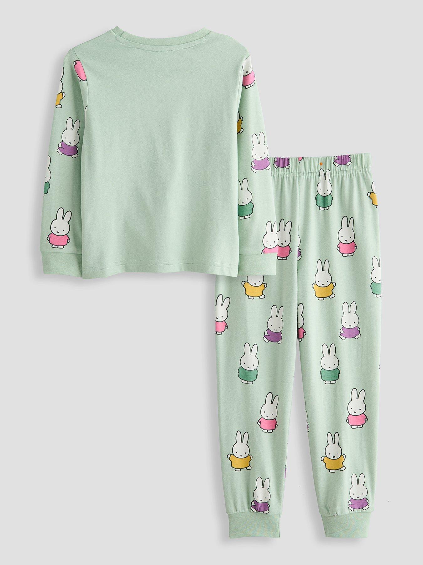 Image 2 of 6 of Miffy All Over Print Long Sleeve Pyjama Set - Green