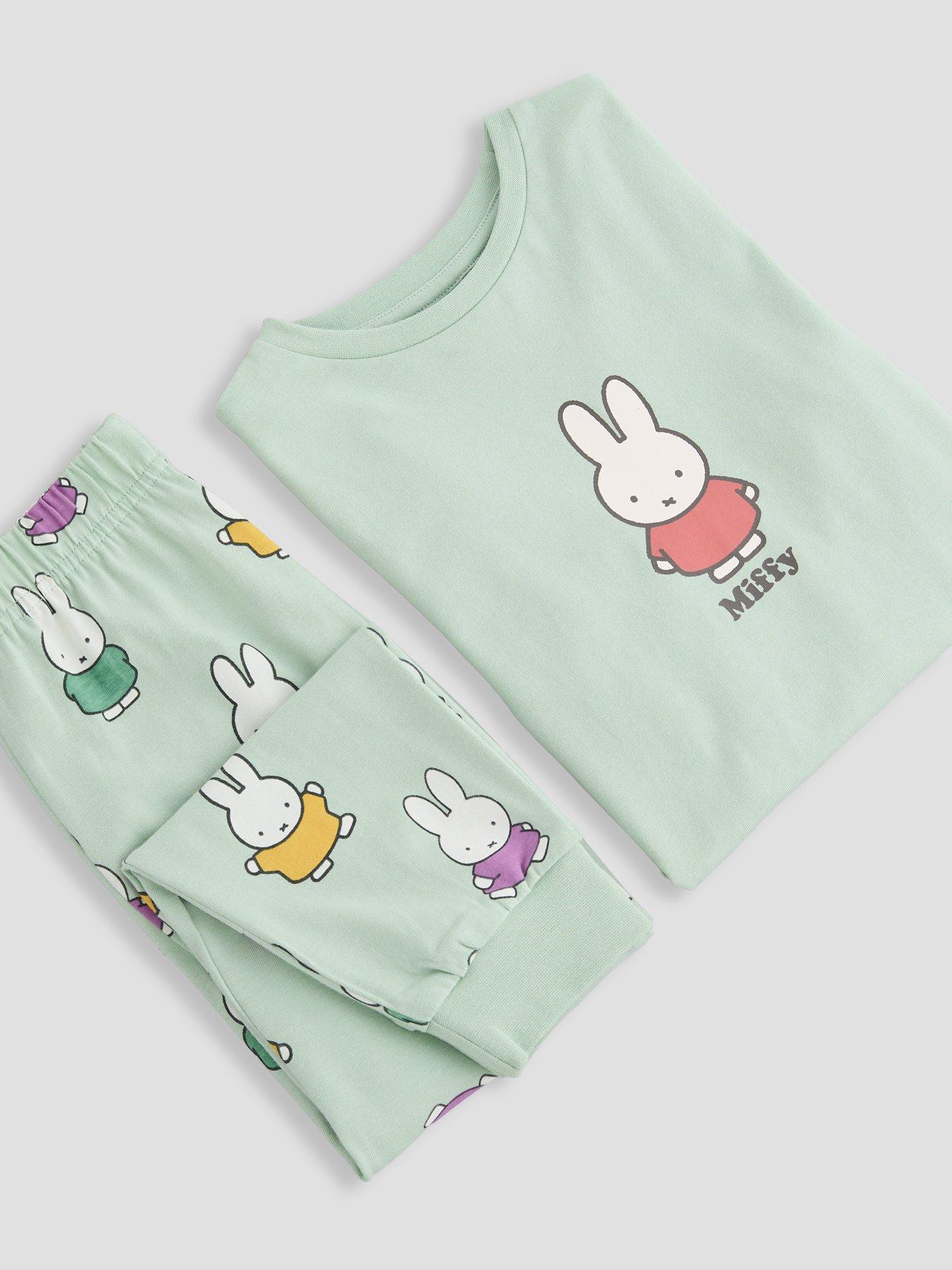 Image 3 of 6 of Miffy All Over Print Long Sleeve Pyjama Set - Green