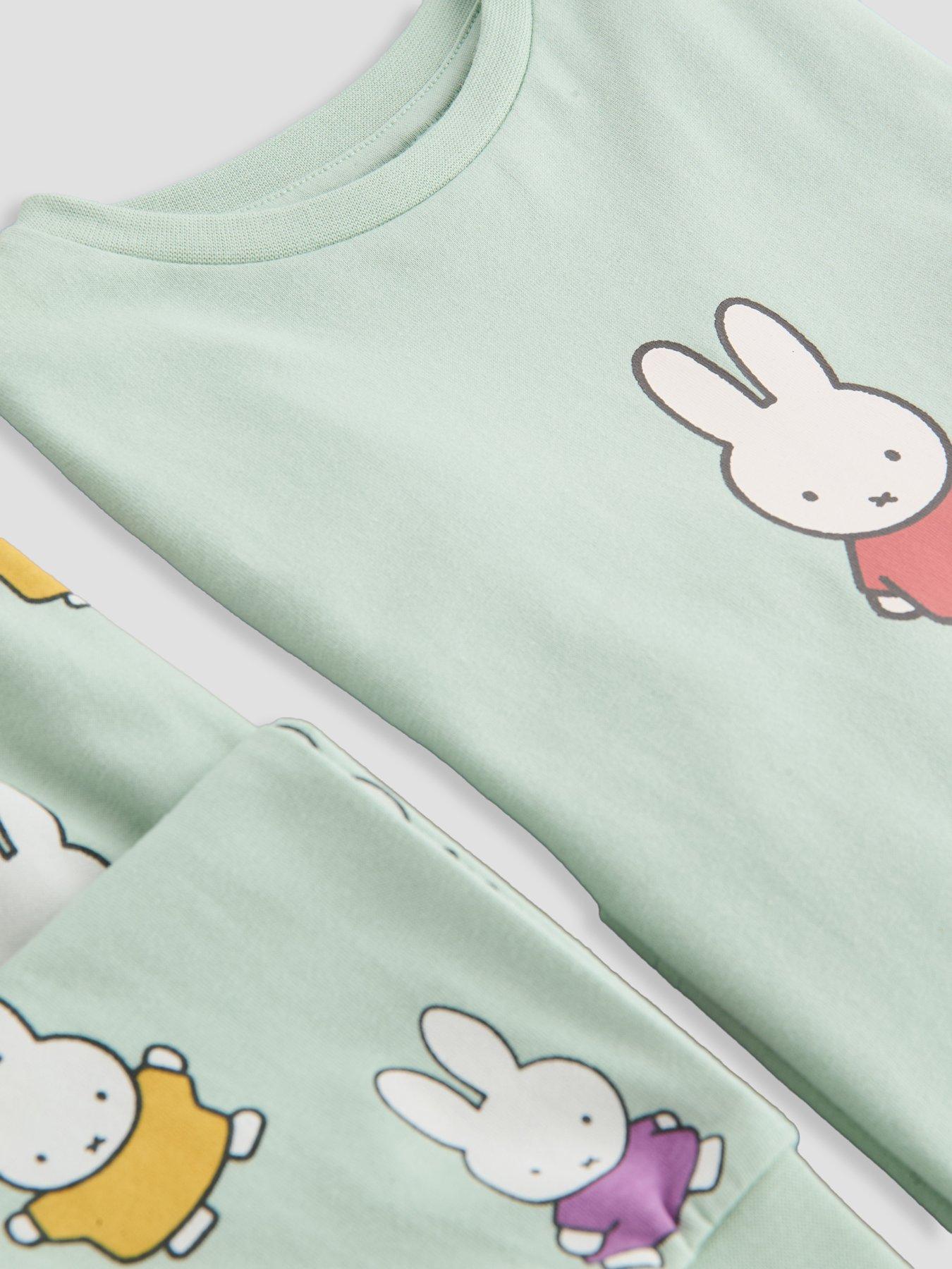 Image 4 of 6 of Miffy All Over Print Long Sleeve Pyjama Set - Green