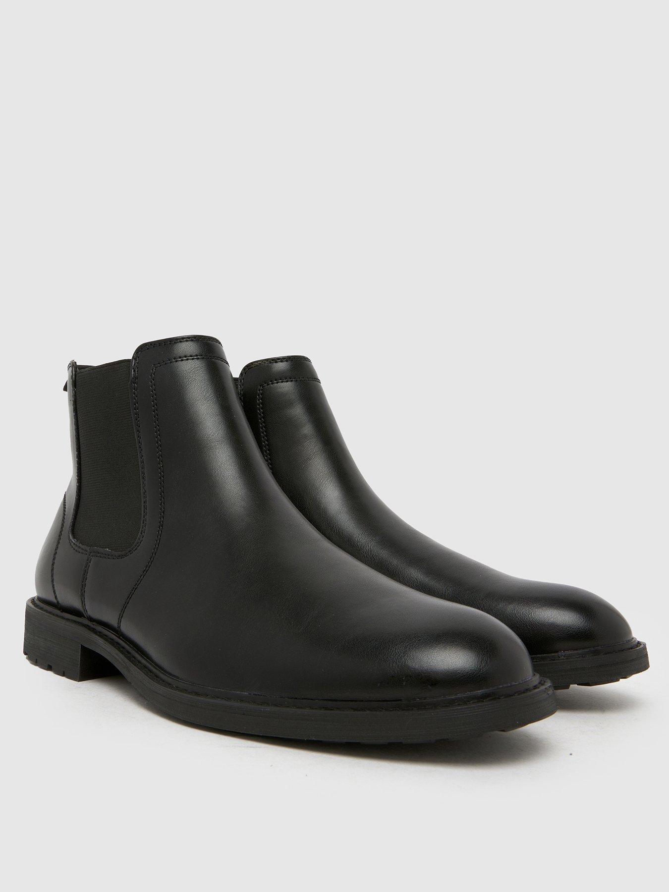 stillFront image of schuh-declan-chelsea-boot-black