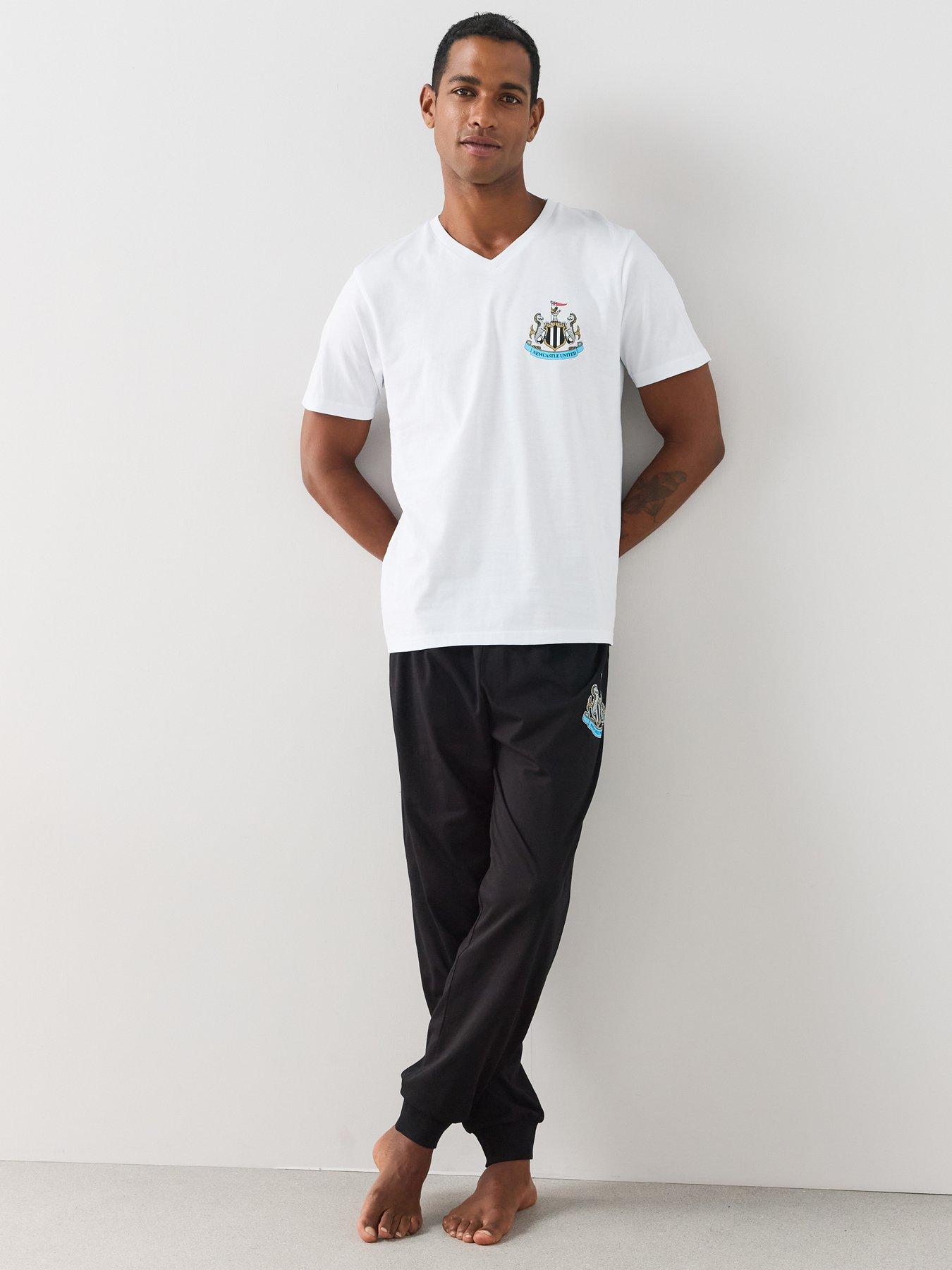 Image 3 of 7 of Newcastle FC United Short Sleeve Pyjamas - Black