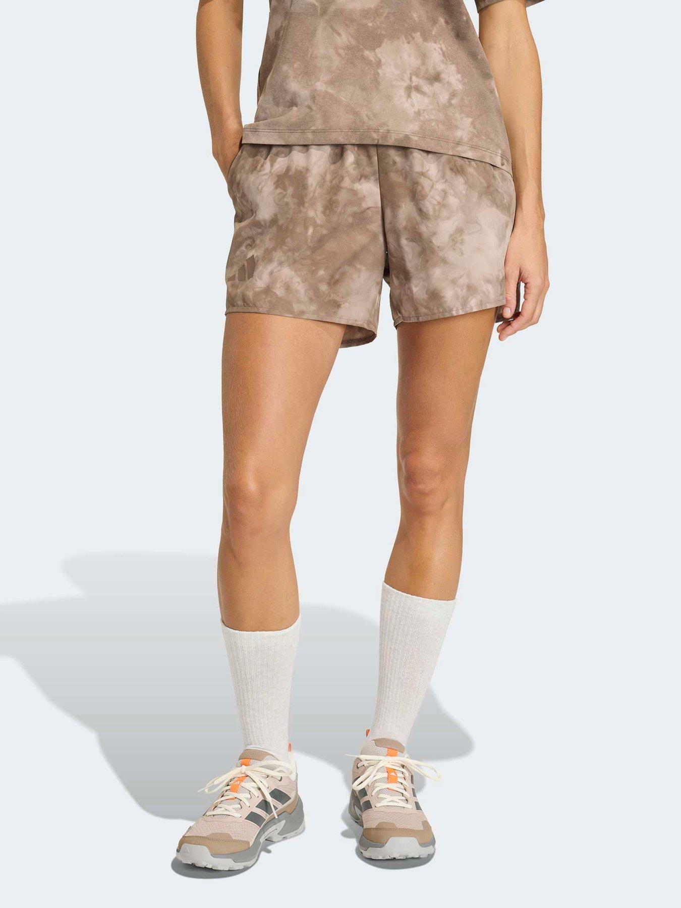 adidas Terrex Womens Mountain Printed Shorts - Brown