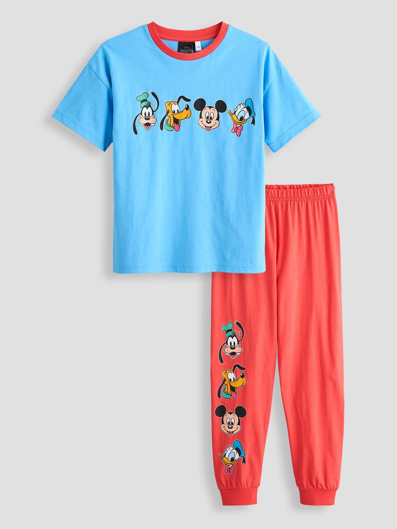 The Very Collection Mickey Mouse Short Sleeve Pyjama Set - Multi