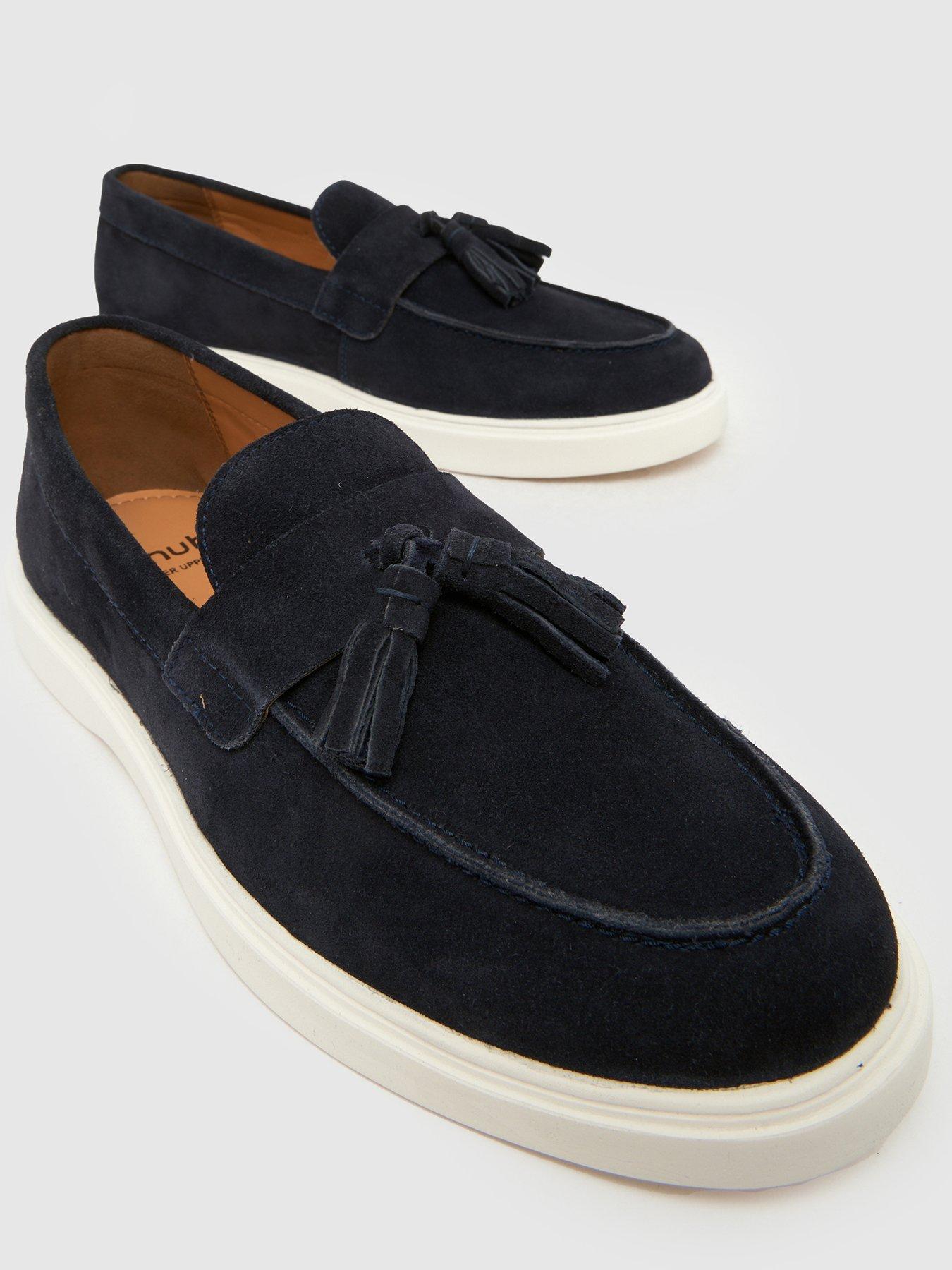  image of schuh-percy-suede-tassel-loafer
