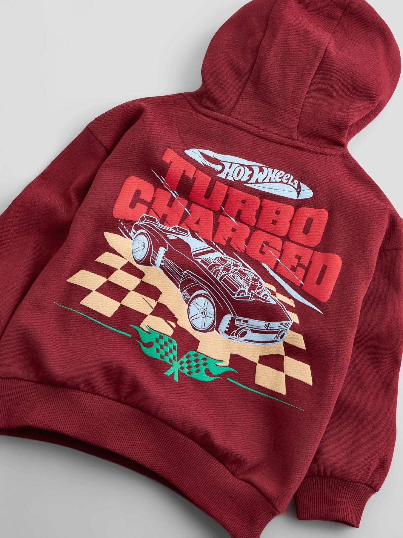 Image 3 of 6 of The Very Collection Hot Wheels Hoodie - Red