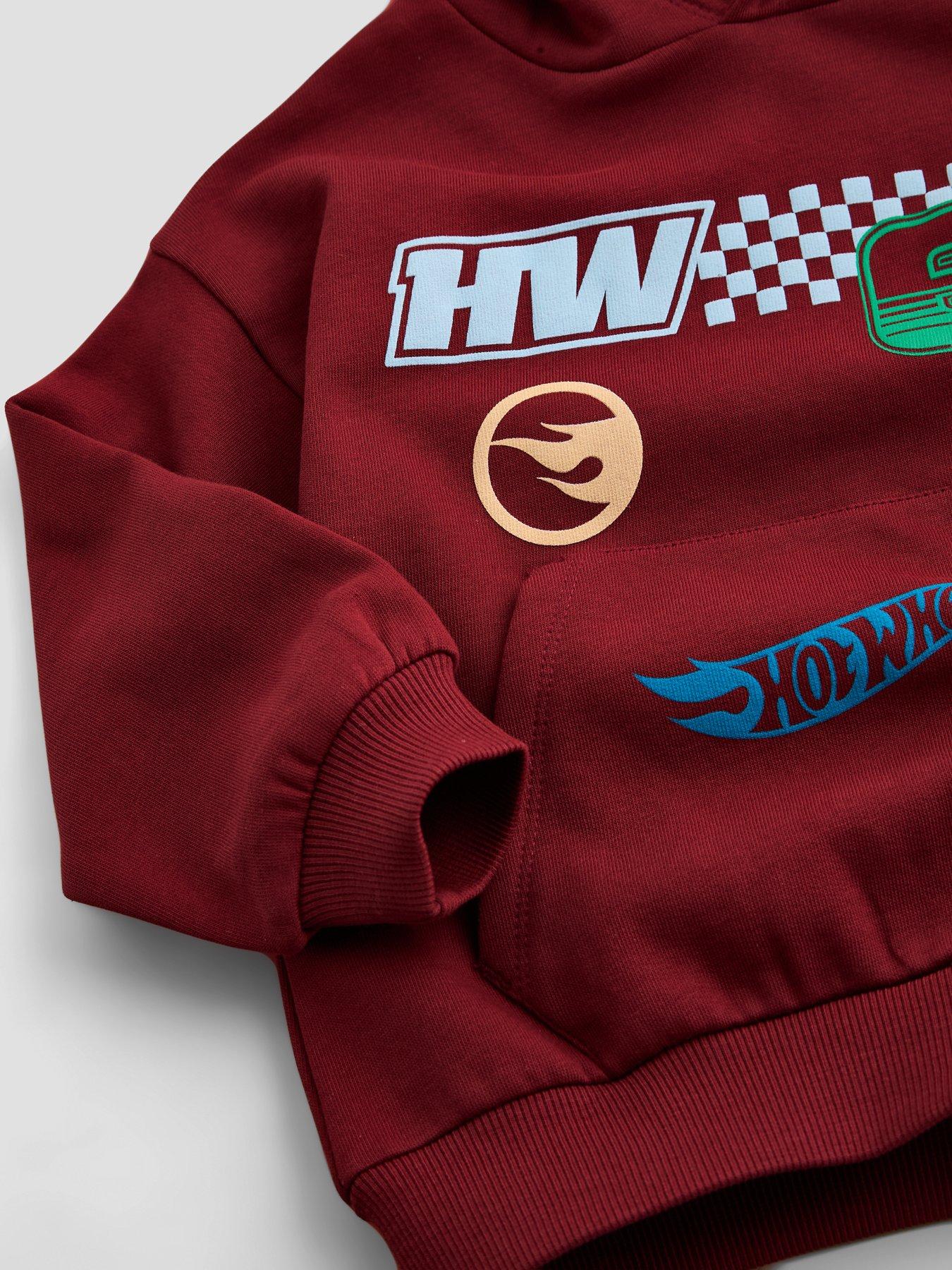 Image 4 of 6 of The Very Collection Hot Wheels Hoodie - Red
