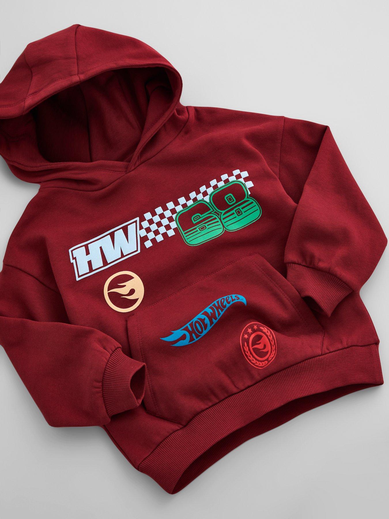 Image 6 of 6 of The Very Collection Hot Wheels Hoodie - Red