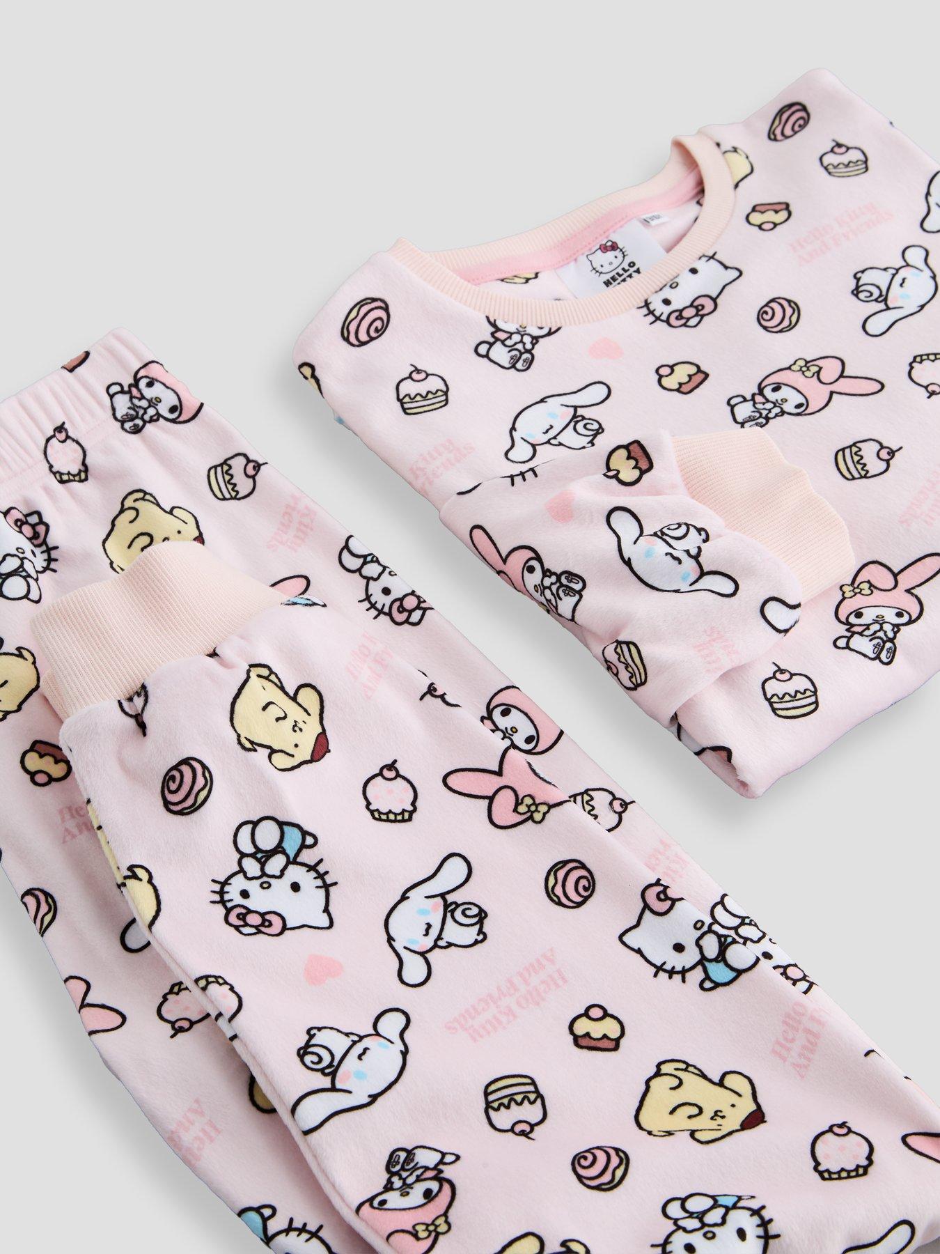 Image 3 of 5 of The Very Collection Hello Kitty and Friends Fleece Pyjama Set - Blue