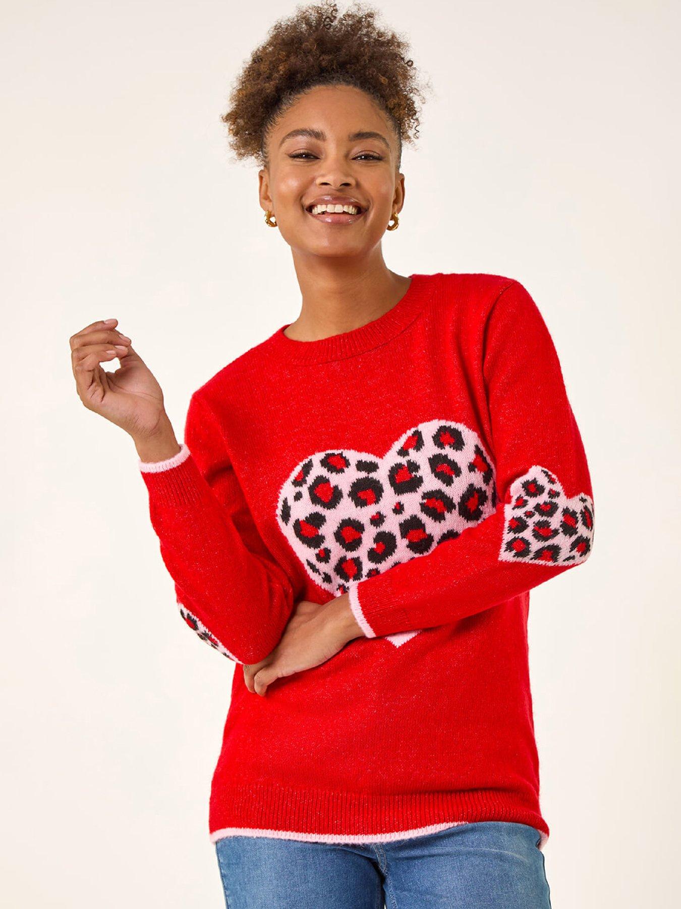 roman-animal-heart-detail-knit-jumper